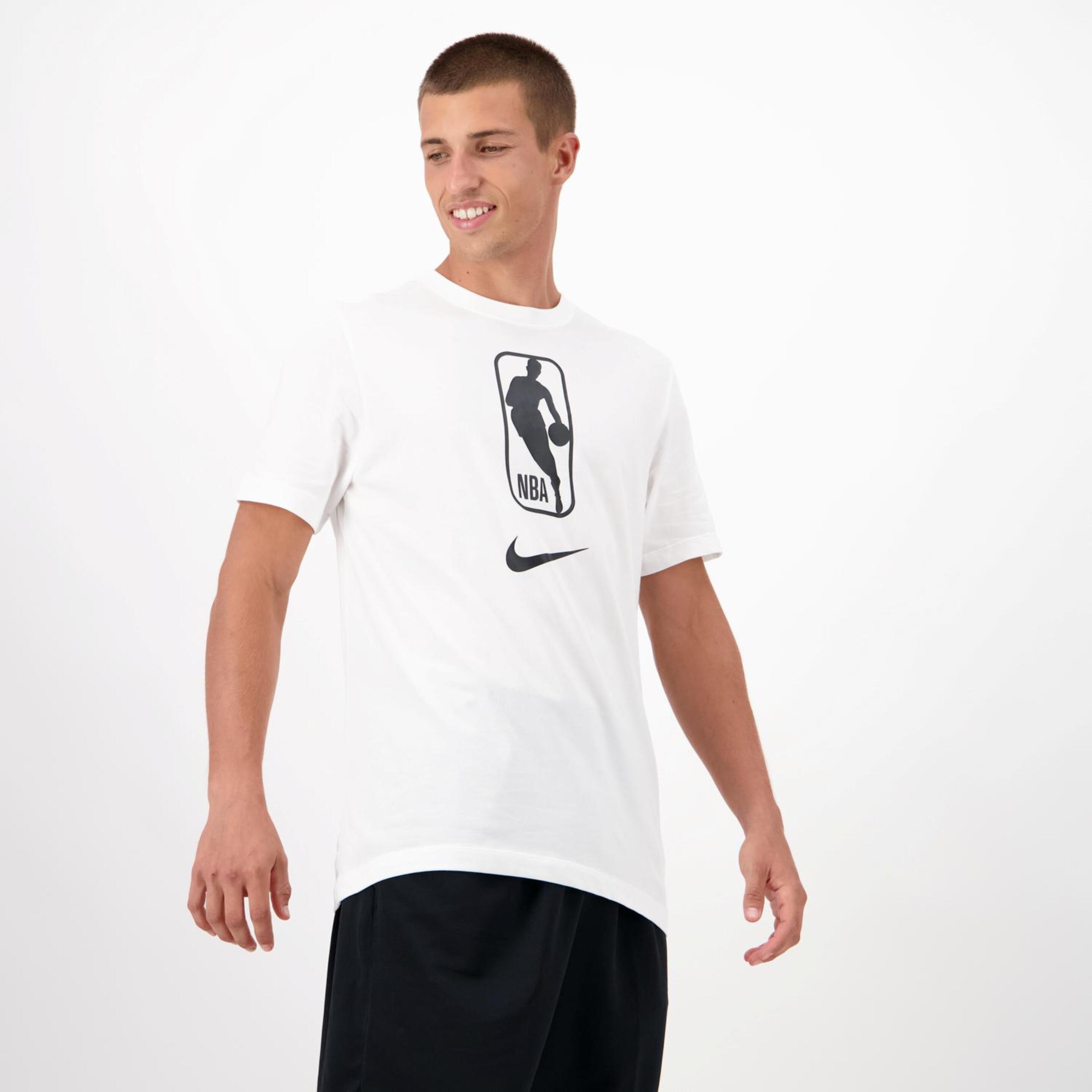 Nike NBA - Blanco - Camiseta Baloncesto Hombre