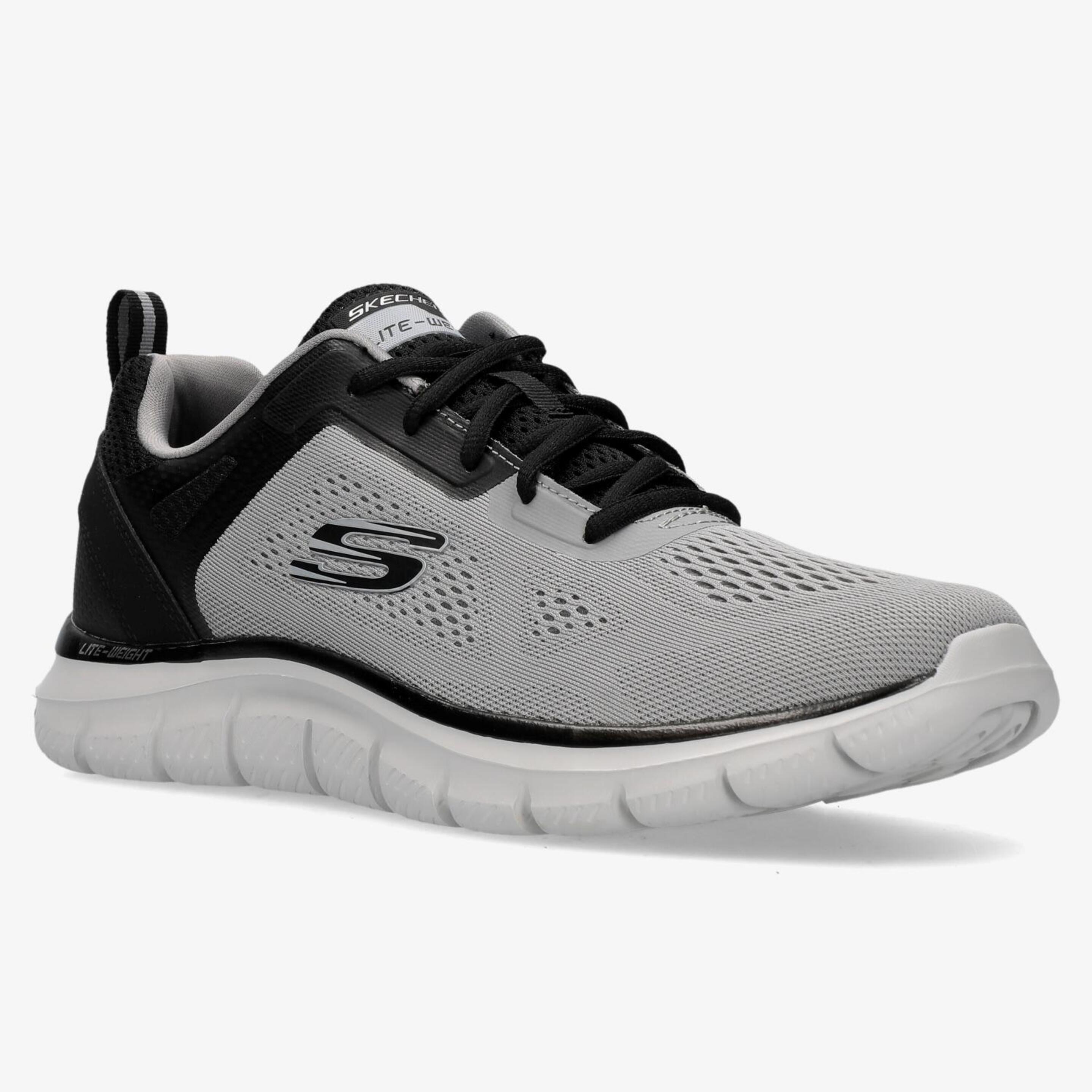Skechers Track - Gris - Zapatillas Running Hombre