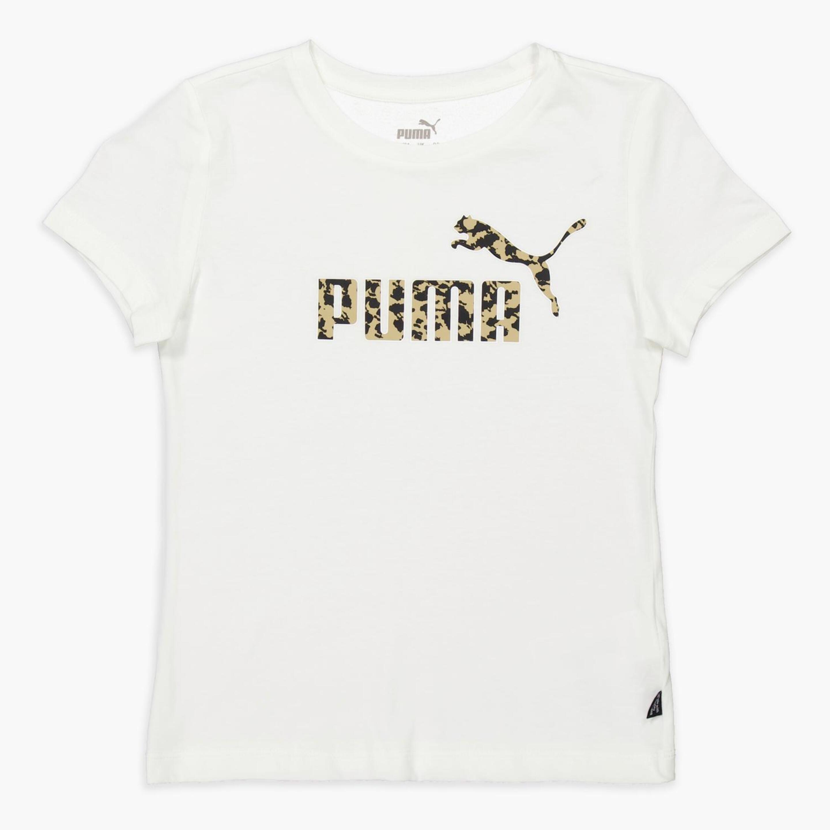 T-shirt Puma - blanco - T-shirt Rapariga