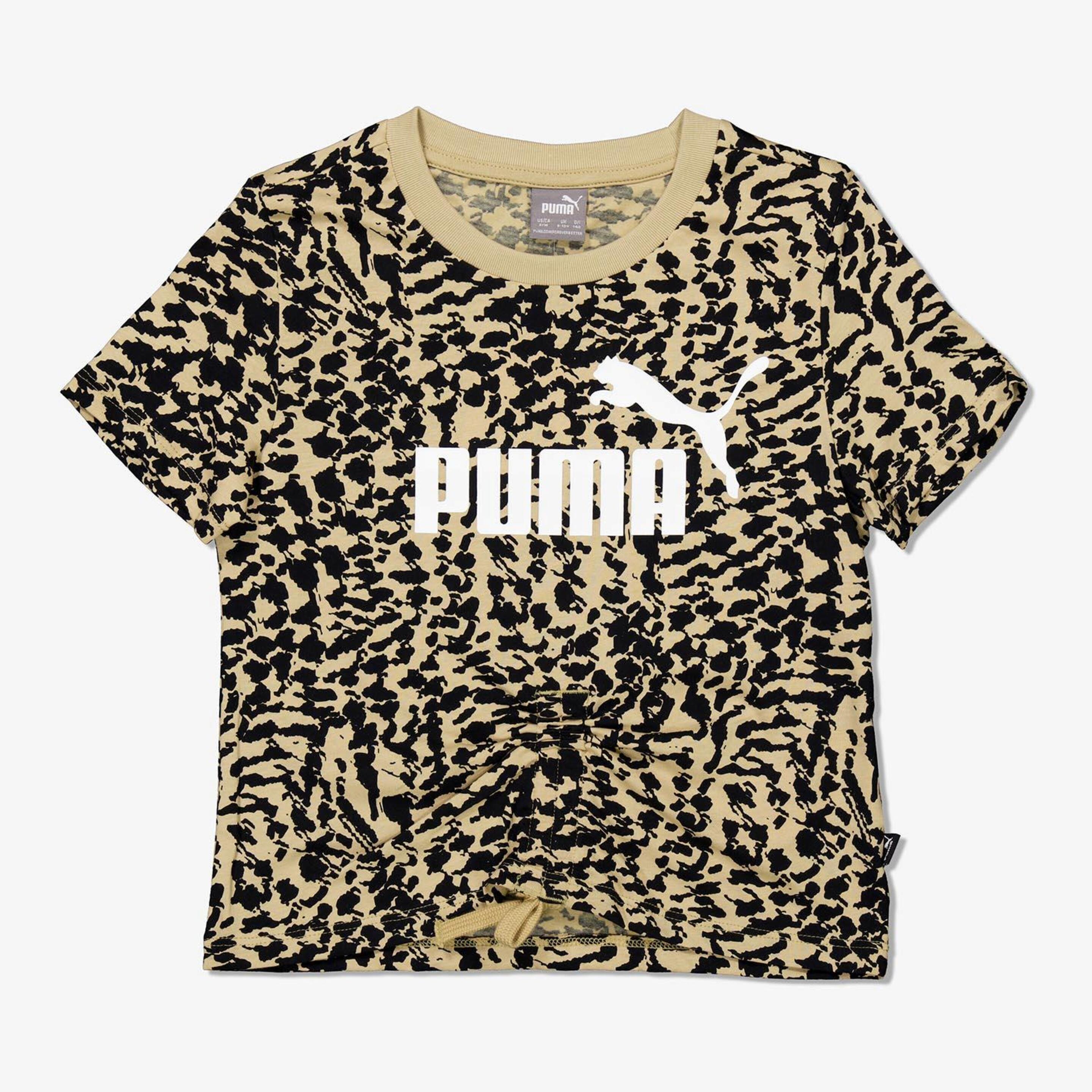 T-shirt Puma - marron - T-shirt Rapariga