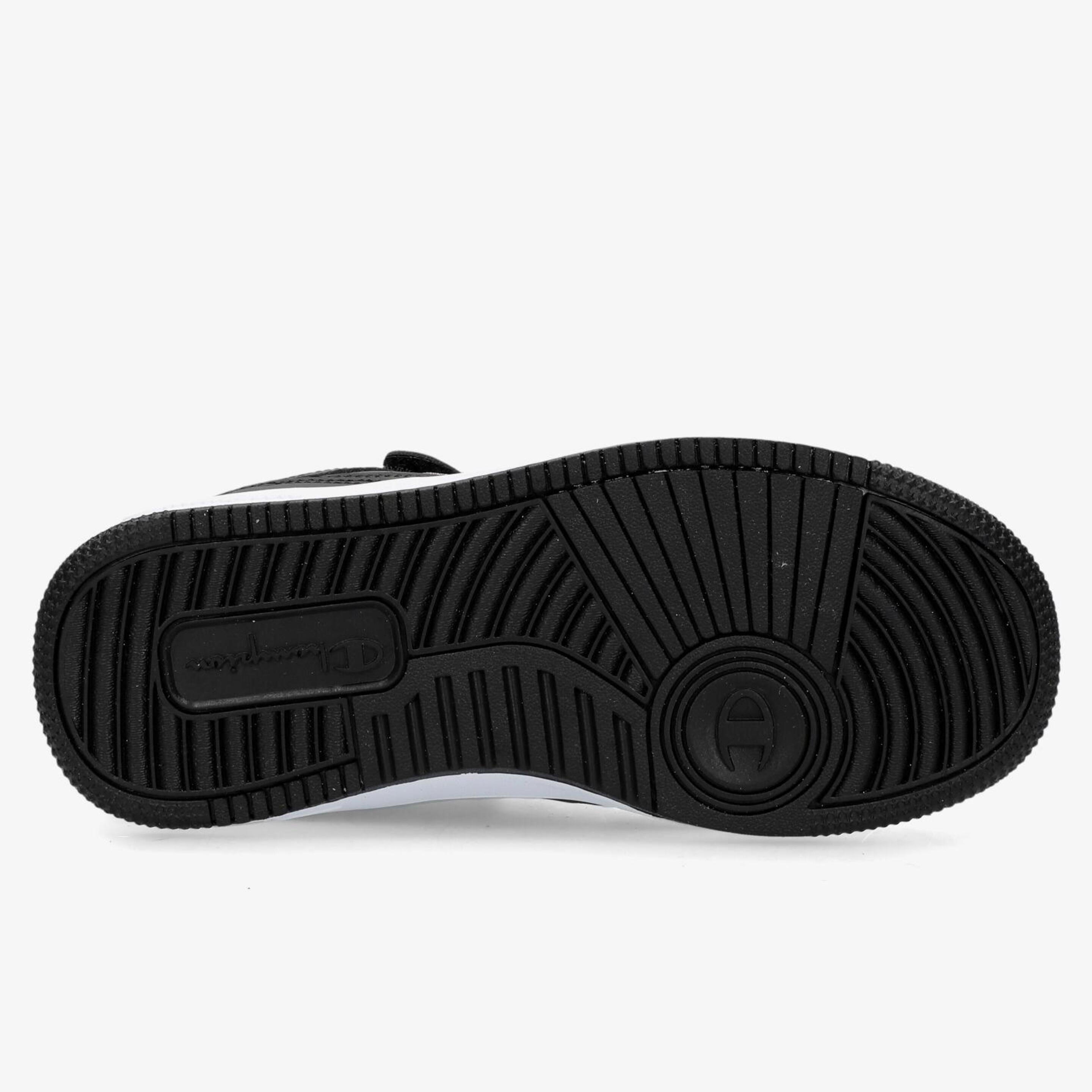 Champion Rebound - Negro - Zapatillas Velcro Niña