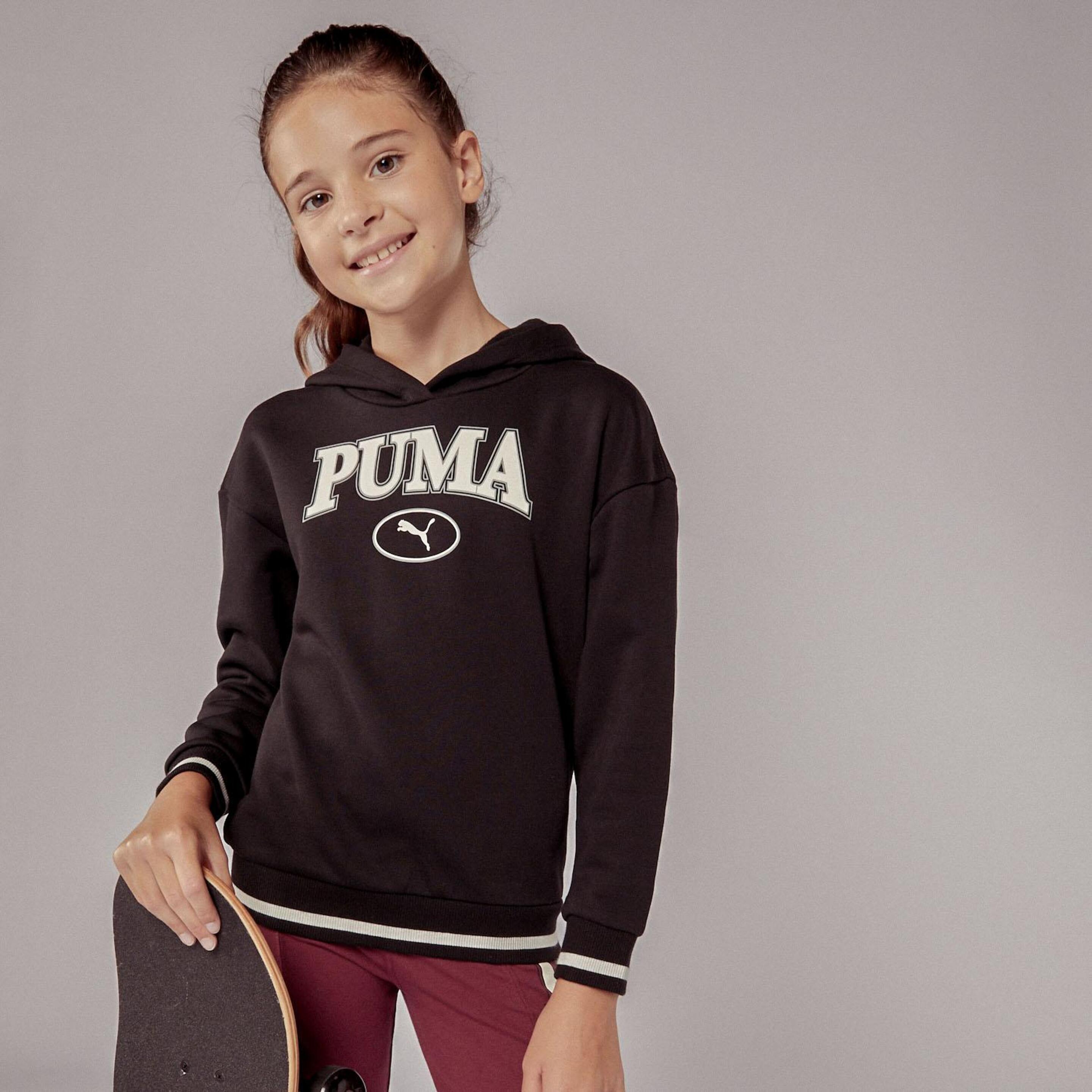 Sweatshirt Puma - negro - Sweatshirt Capuz Rapariga
