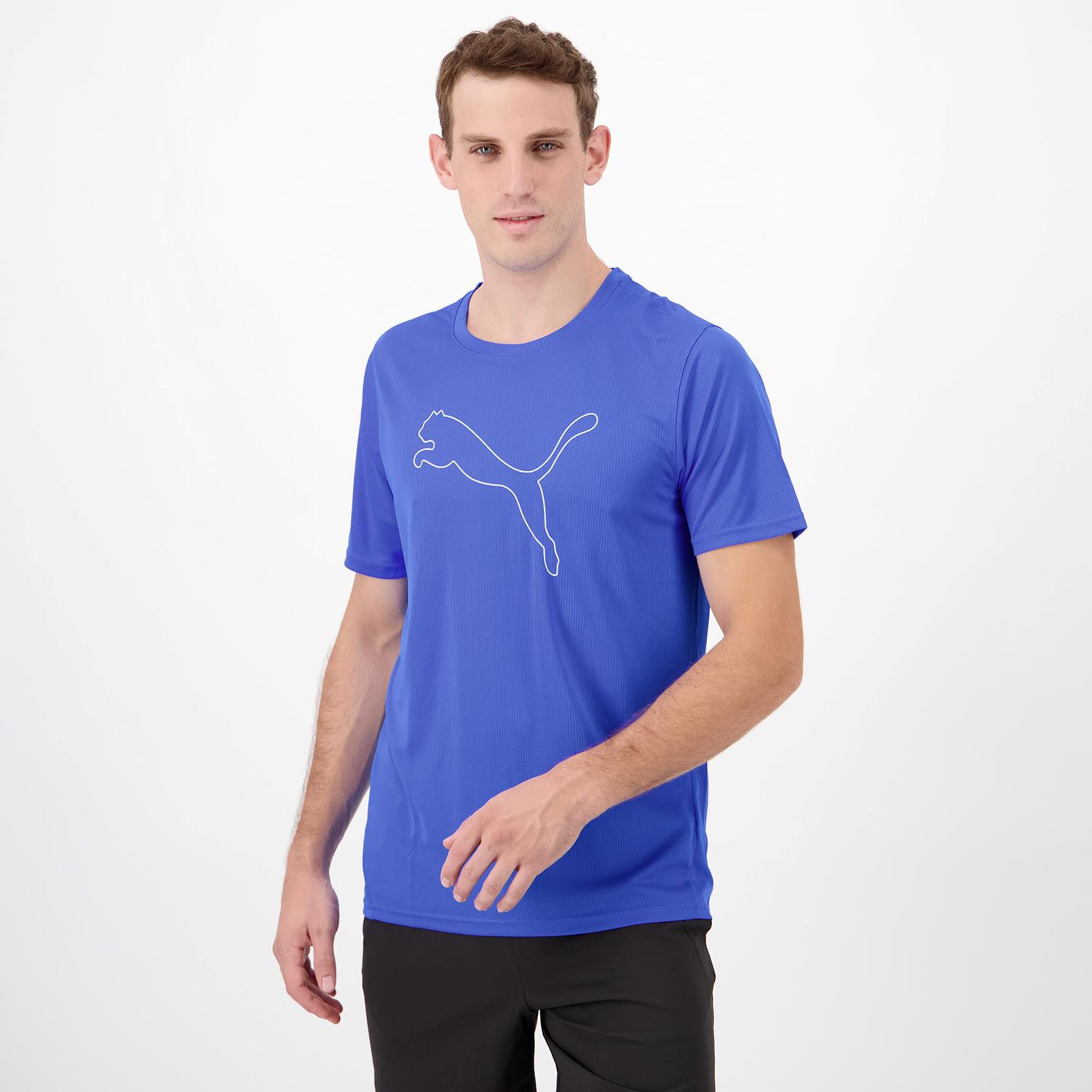 Camiseta Puma - azul - Camiseta Running Hombre