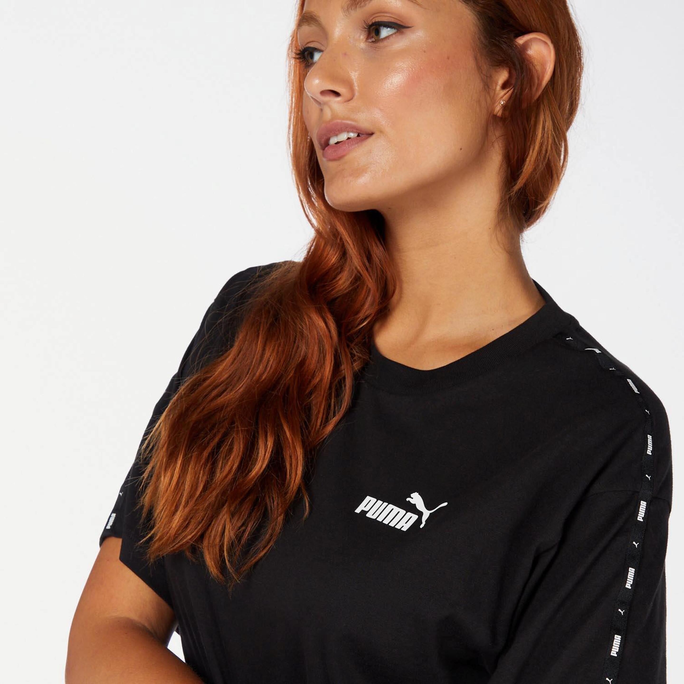 Puma Tape - Negro - Camiseta Mujer