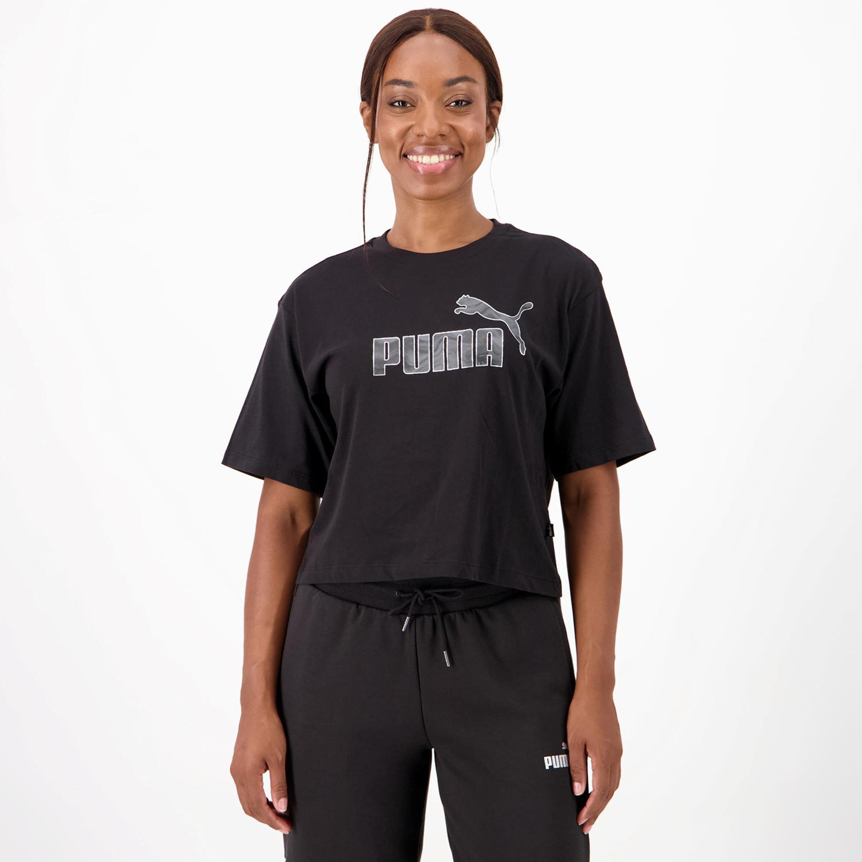 Puma Marblized - negro - Camiseta Mujer