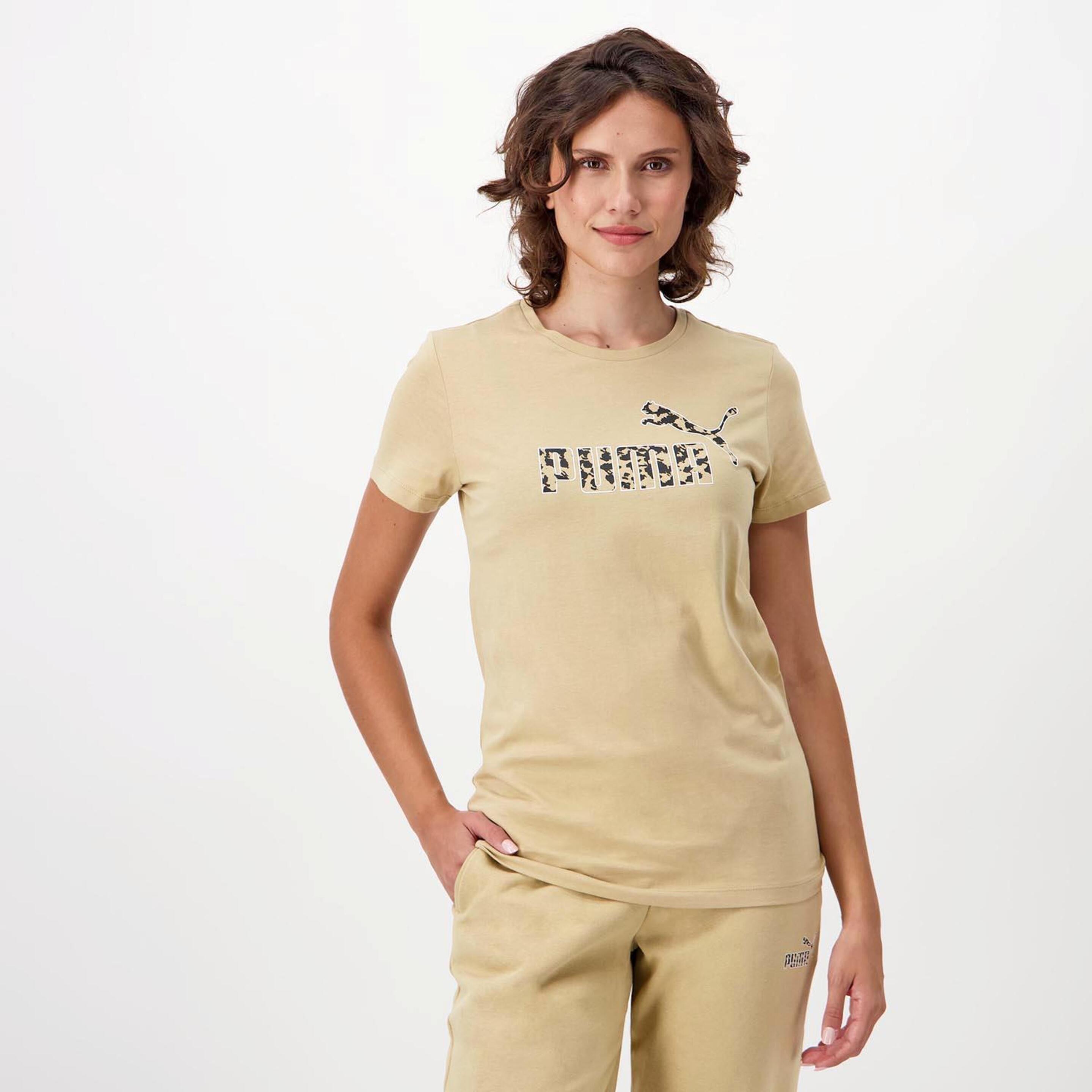 Puma Leopard - marron - Camiseta Mujer