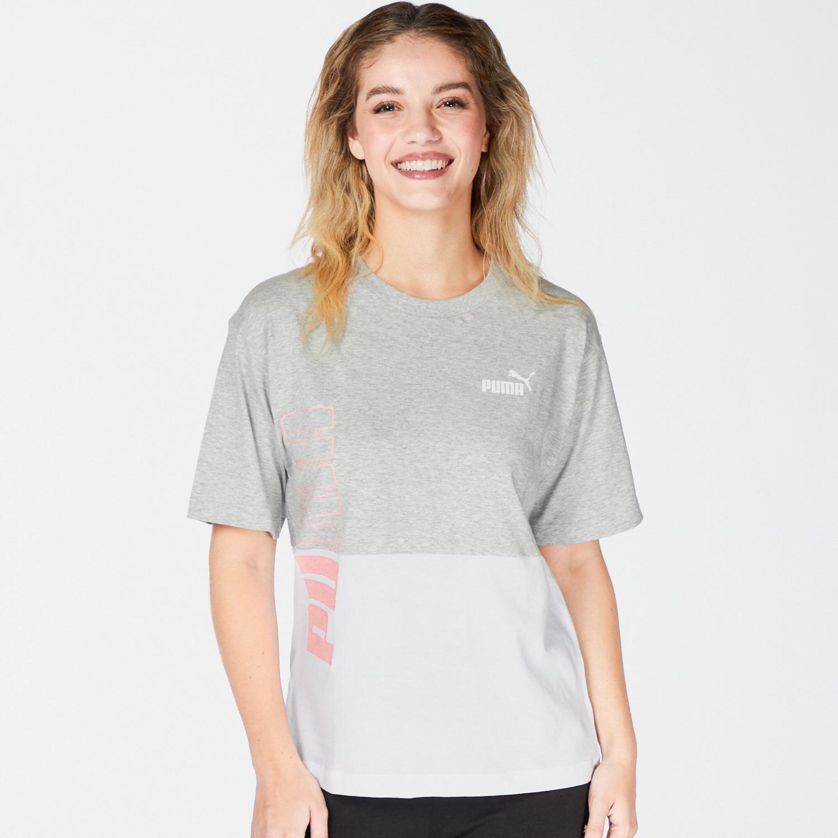 Puma Power - Cinza - T-shirt Mulher | Sport Zone