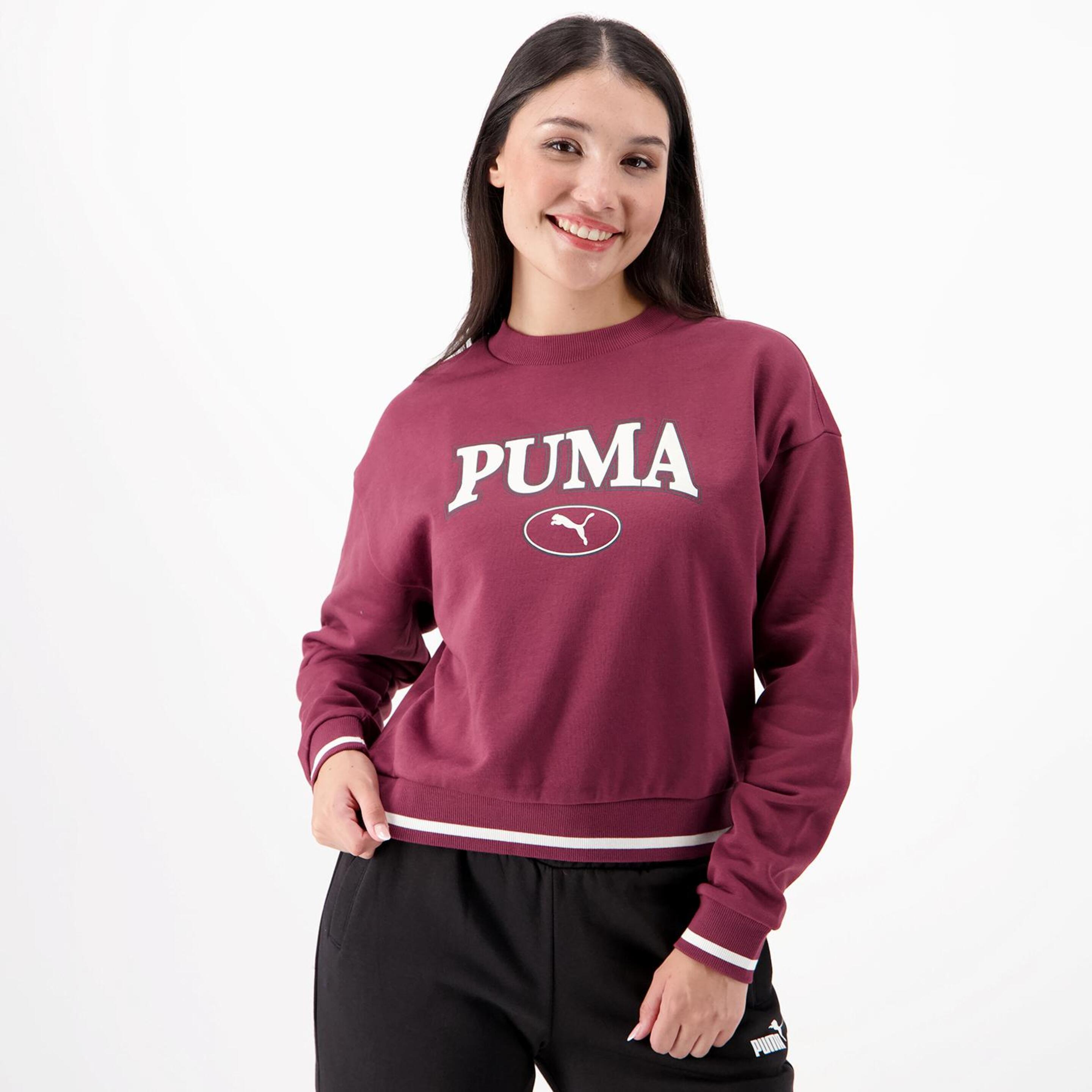 Puma Squad - rojo - Sweat Mulher