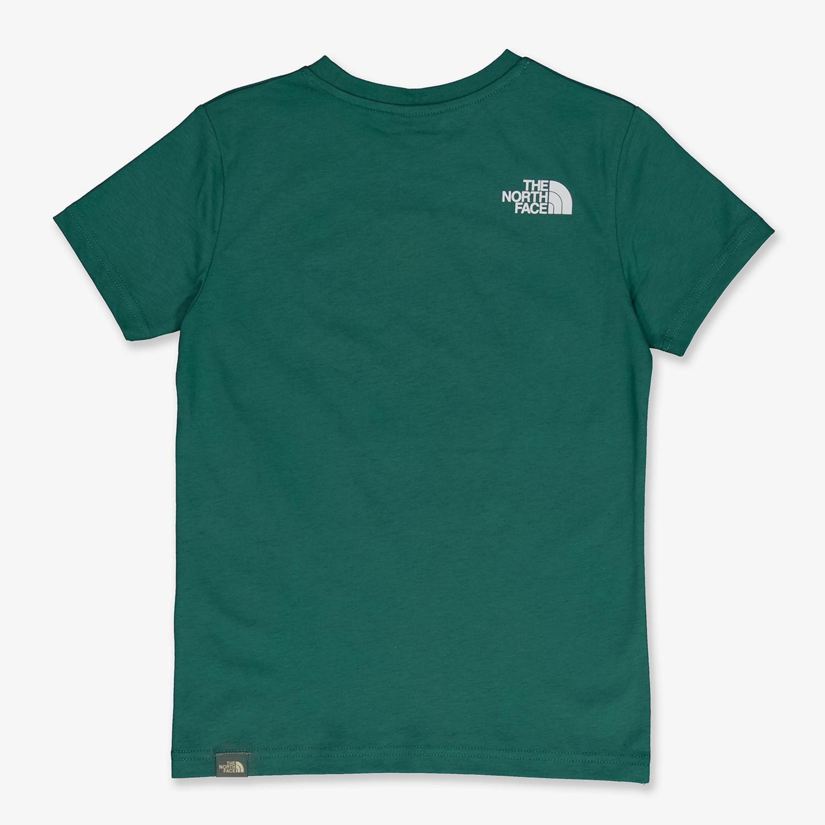 The North Face Redbox - Verde - T-shirt Montanha Rapaz | Sport Zone