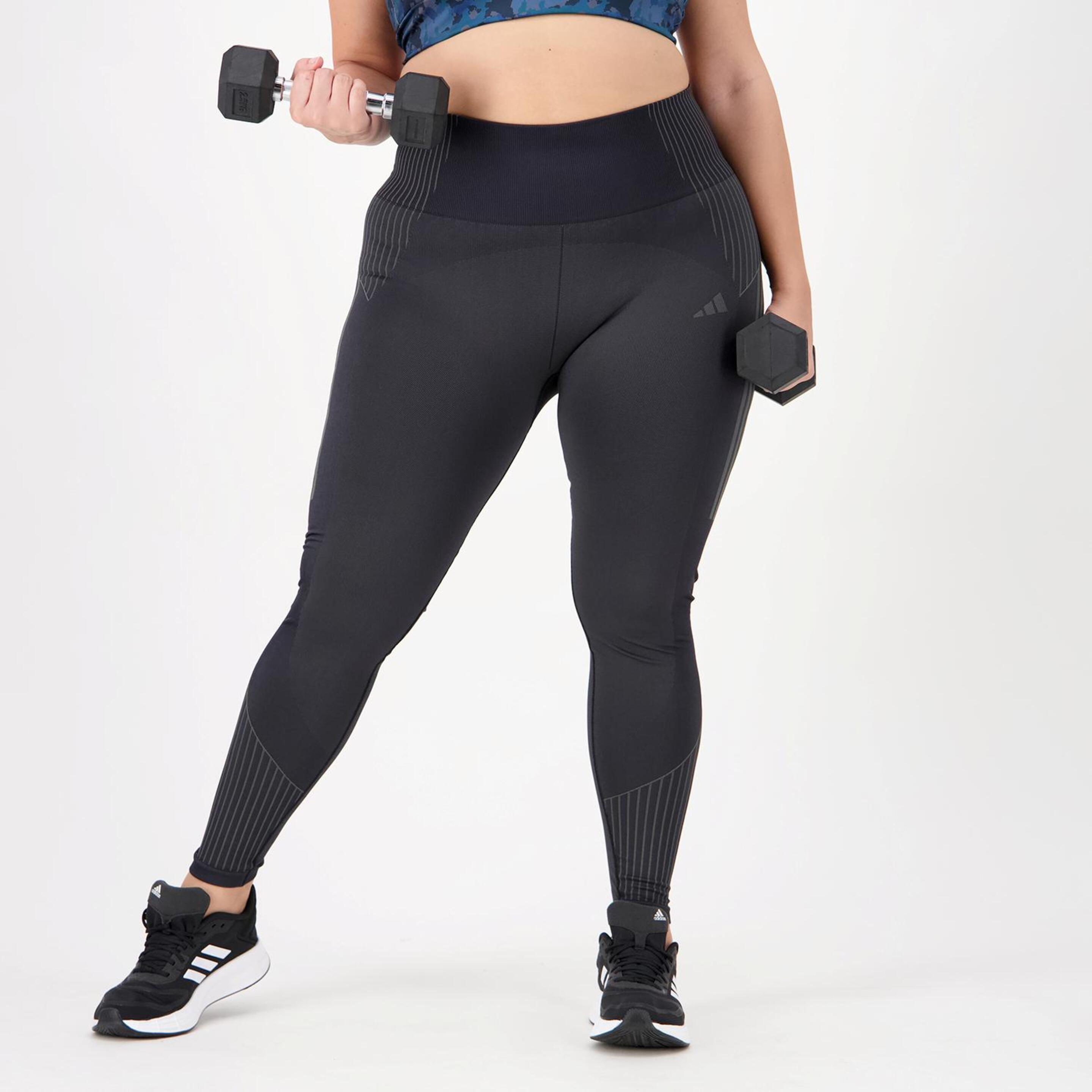 Mallas Largas adidas - negro - Leggings Fitness Mujer