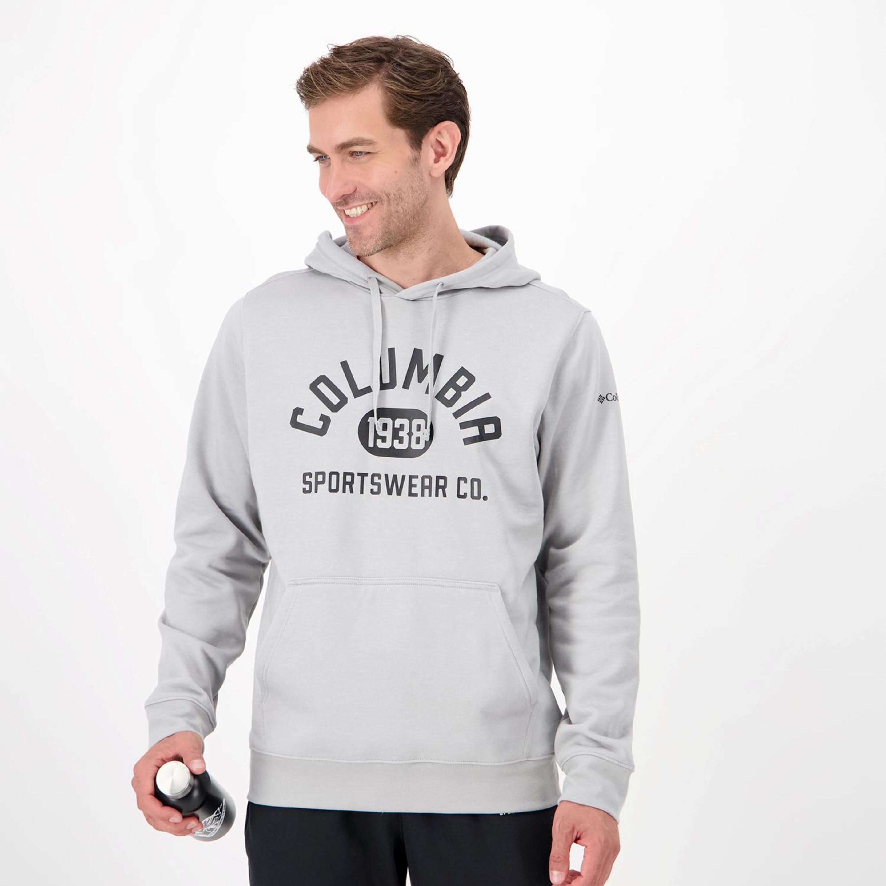 Sweatshirt Columbia - gris - Sweatshirt Capuz Homem