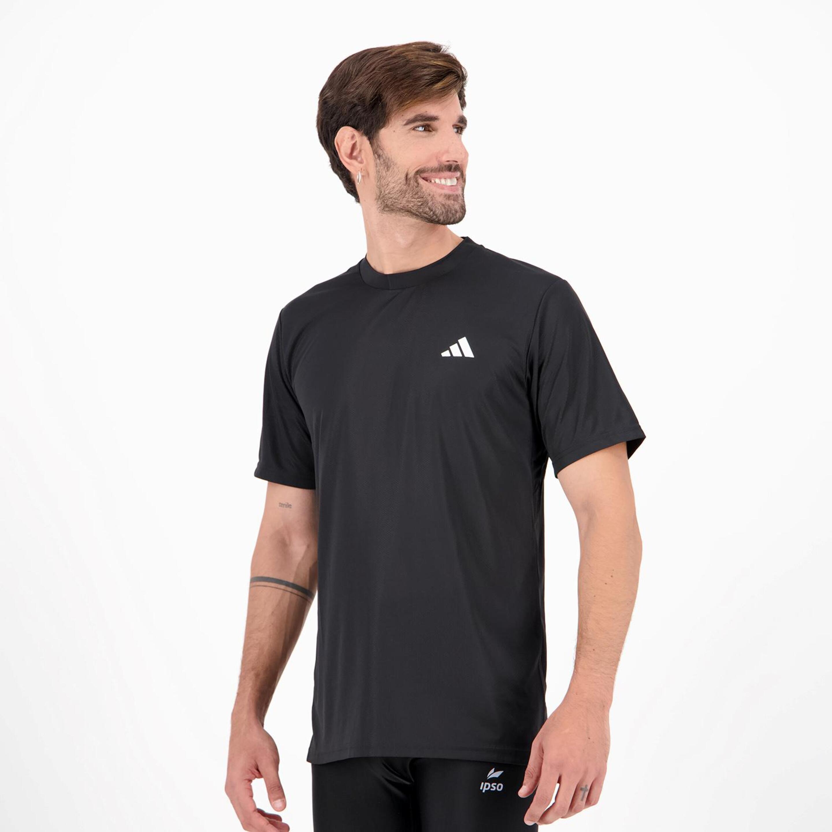 Camiseta adidas - Negro - Camiseta Running Hombre  | Sprinter