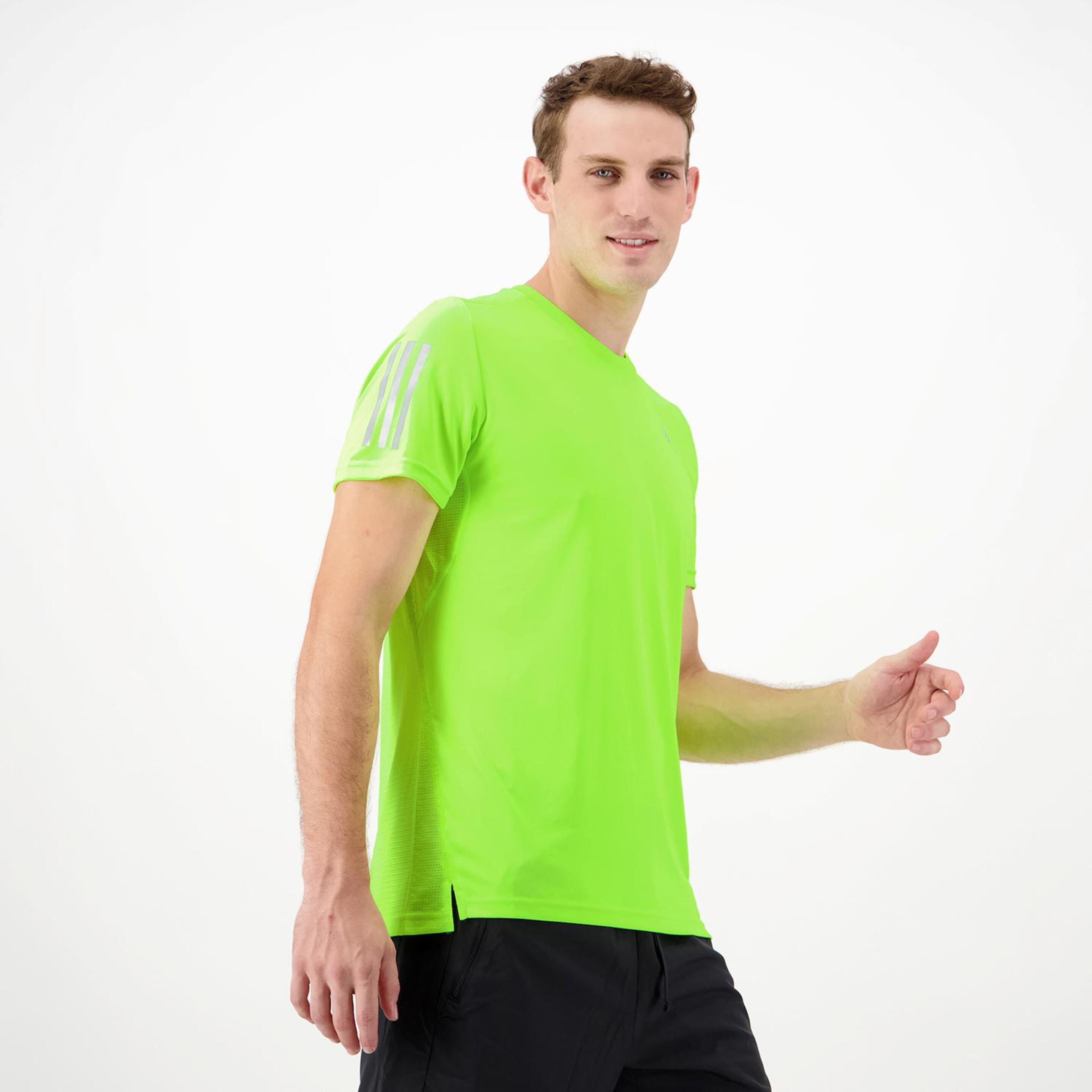 adidas Own The Run - Amarelo - T-shirt Running Homem | Sport Zone