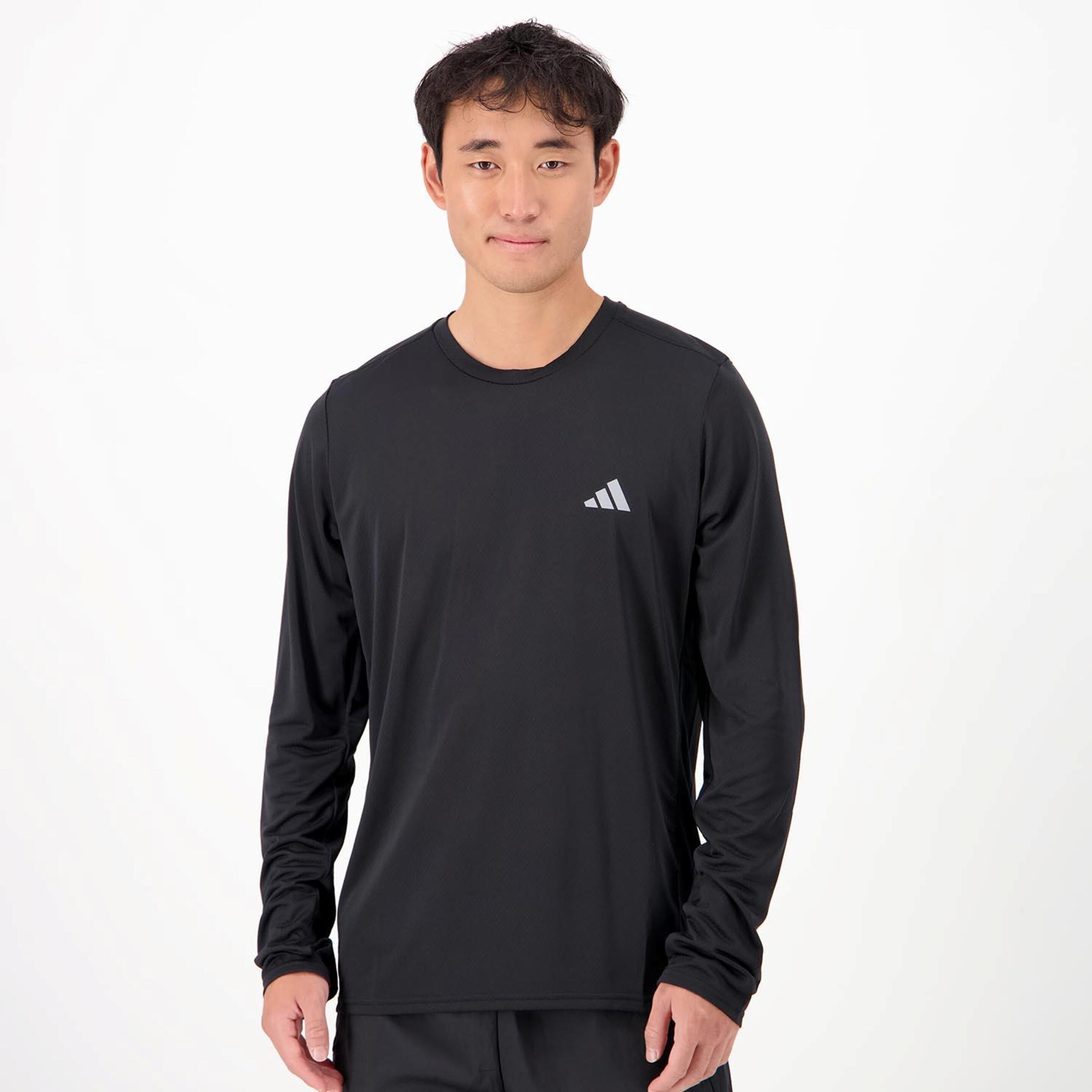 adidas Run It - negro - Camiseta Running Hombre