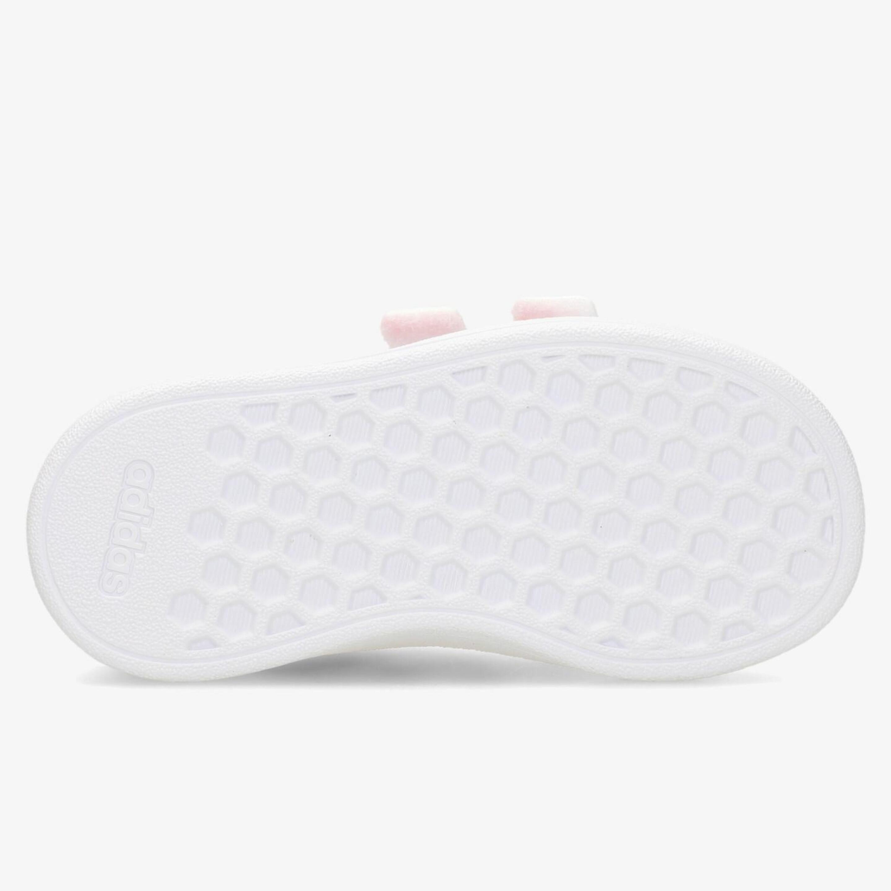 adidas Grand Court 2.0 - Blanco - Zapatillas Velcro Niño