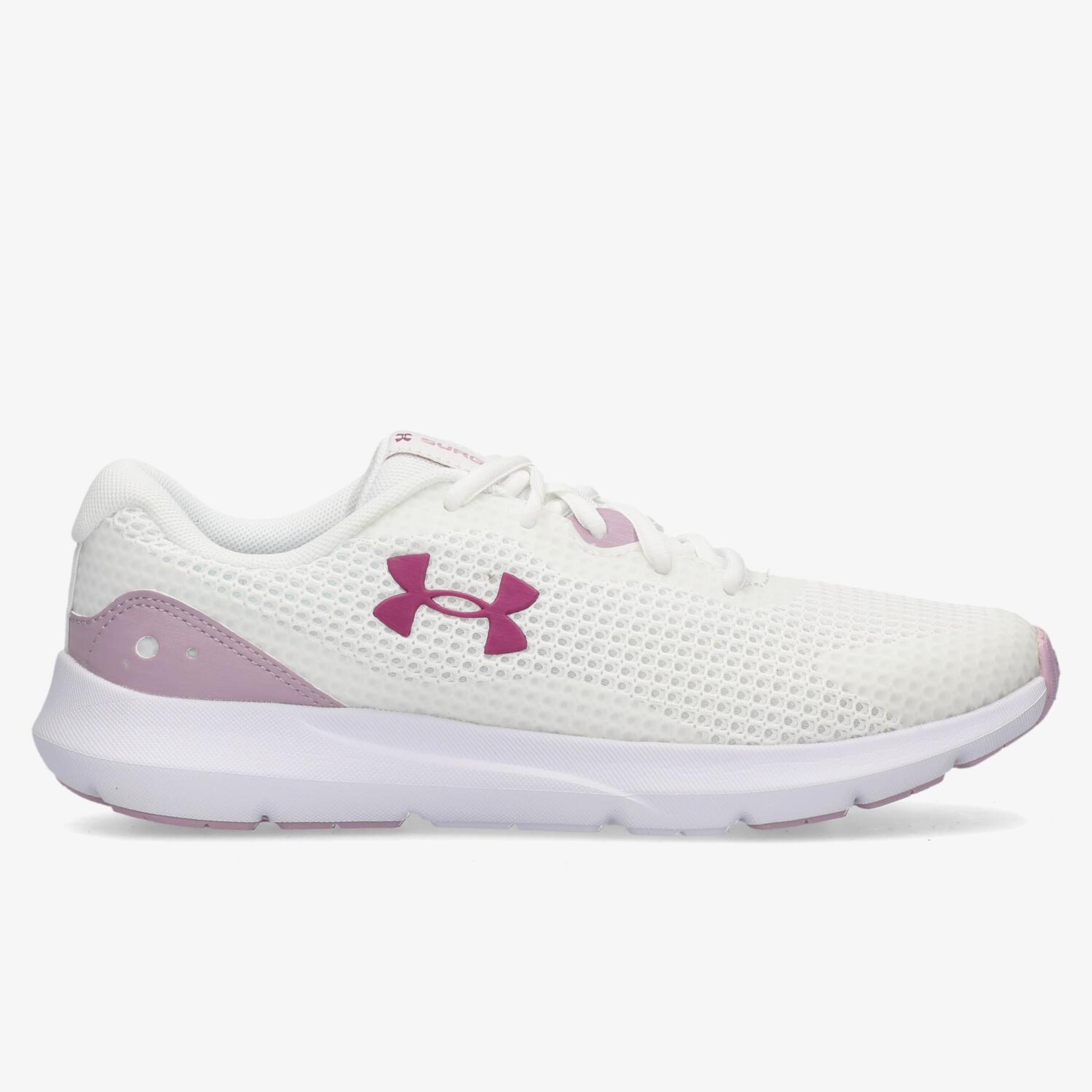 Under Armour Surge 3 - blanco - Sapatilhas Running Mulher