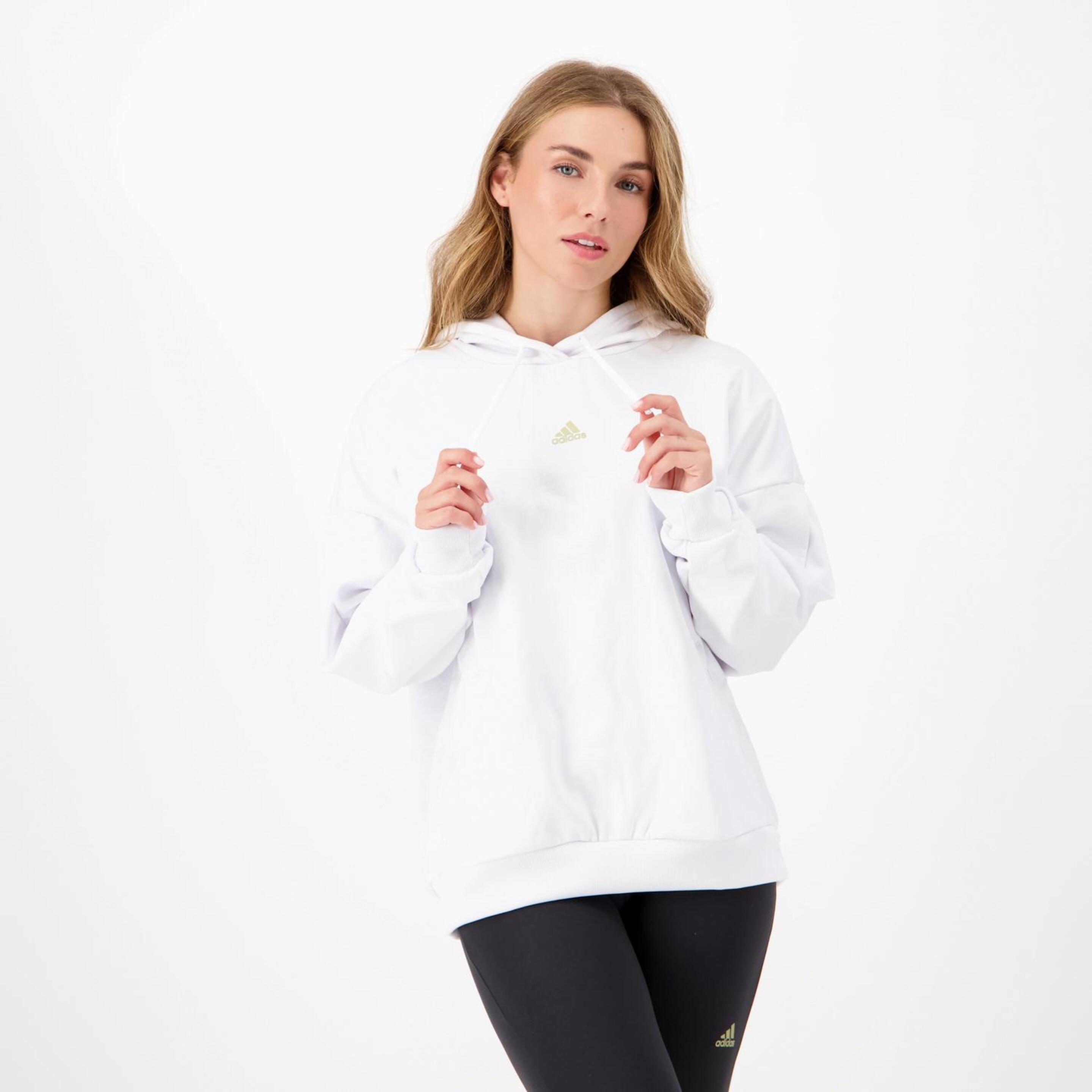Sweatshirt adidas - Branco - Sweatshirt Capuz Mulher | Sport Zone