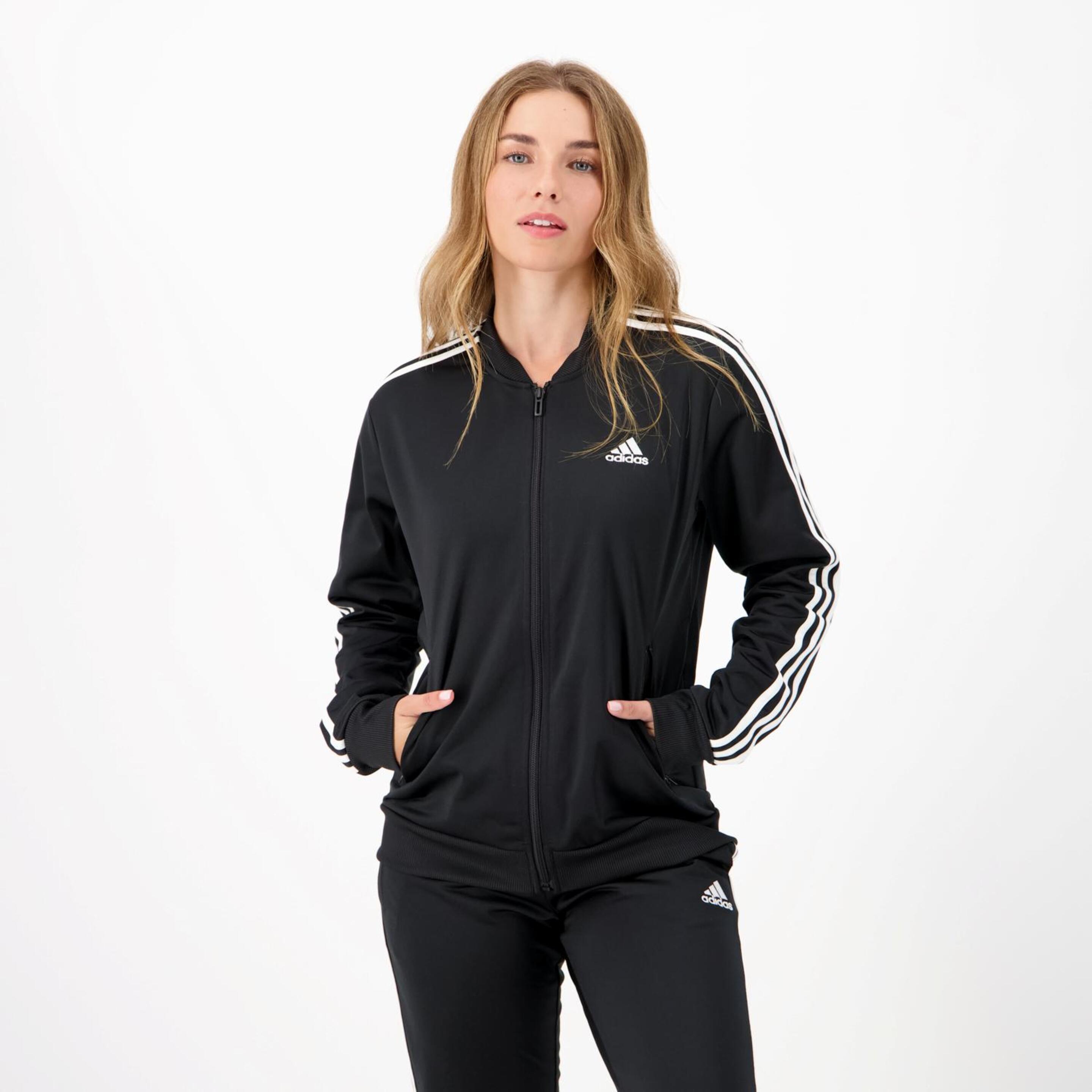 Adidas trainingspak zwart dames on sale