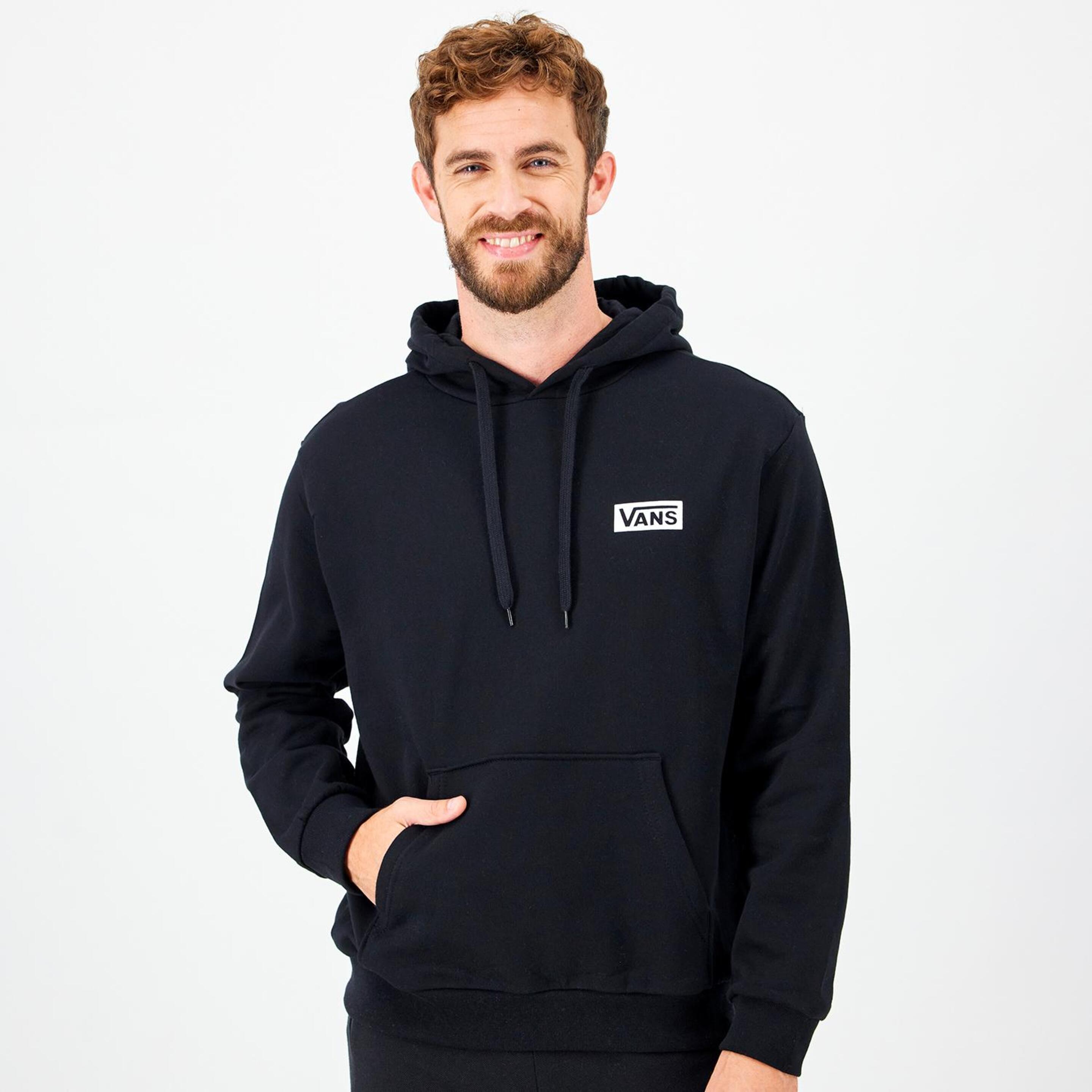 Vans Small Logo - negro - Sweatshirt Capuz Homem