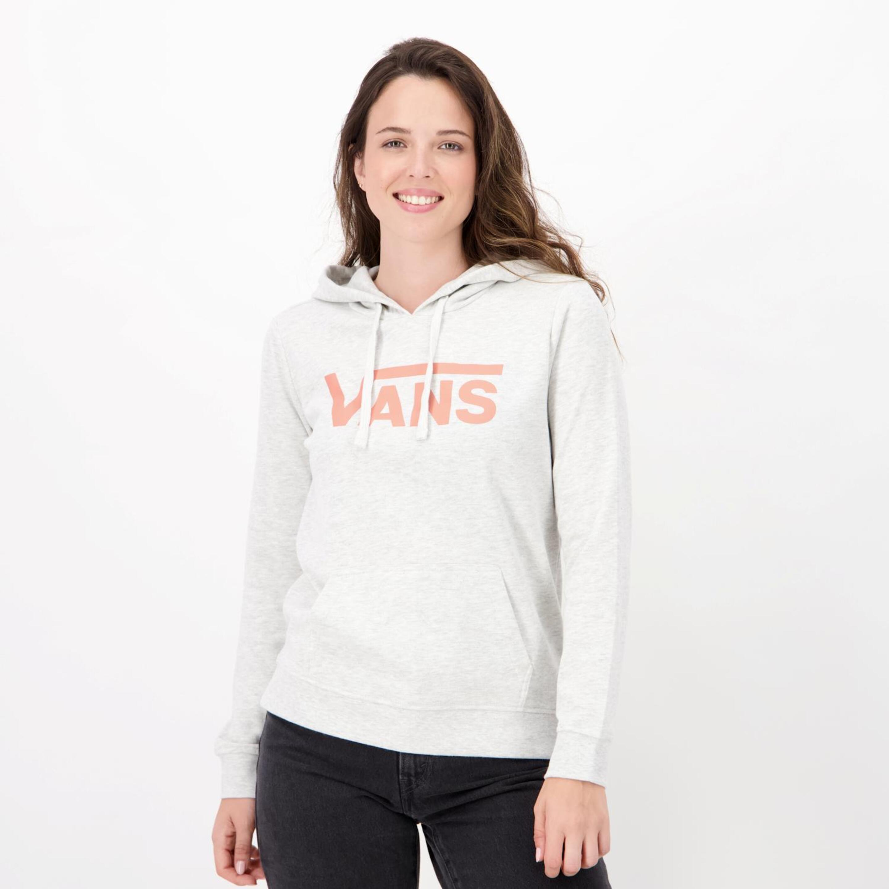 Vans Big Logo - Cinza - Sweatshirt Capuz Mulher | Sport Zone