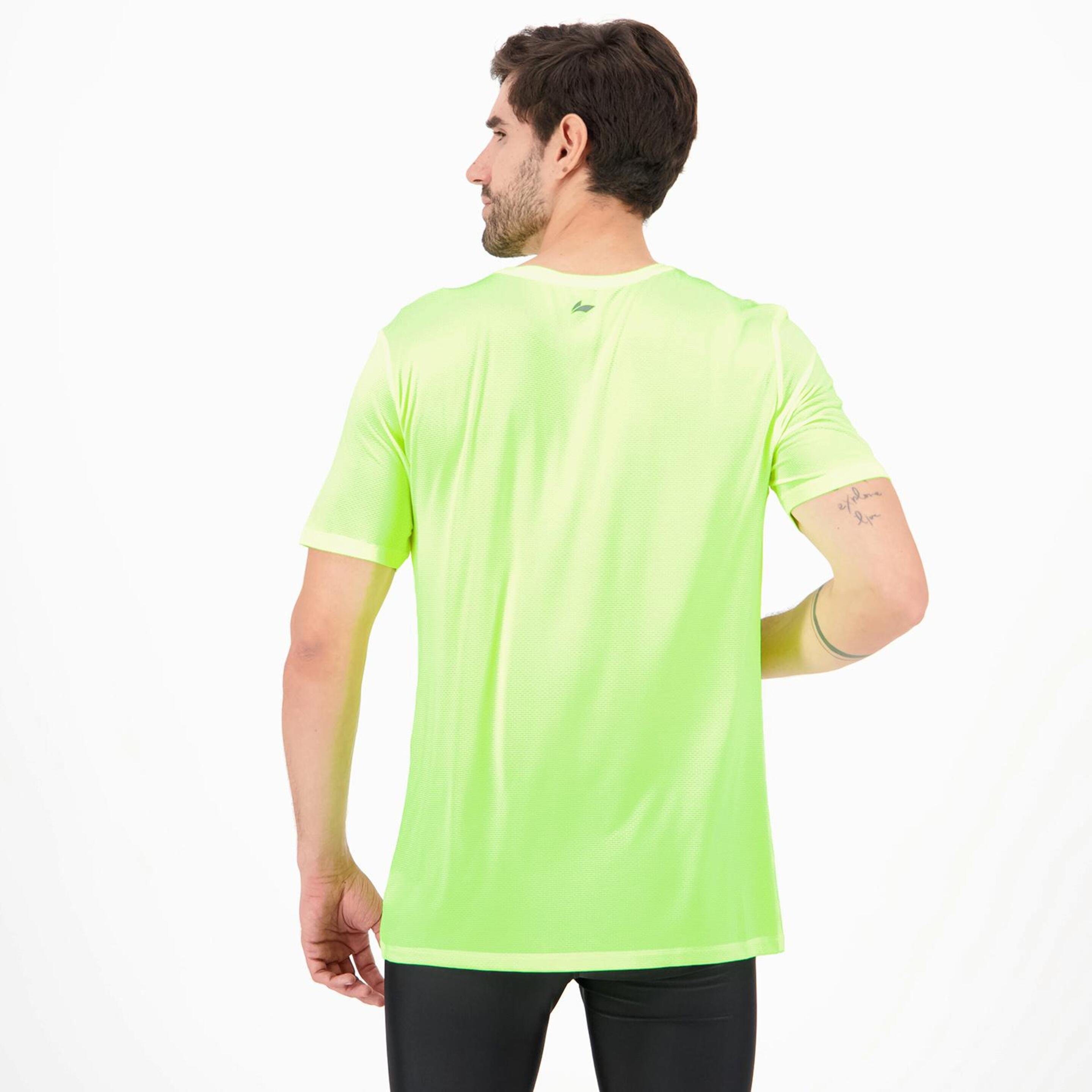 Ipso Basic - Amarillo - Camiseta Running Hombre