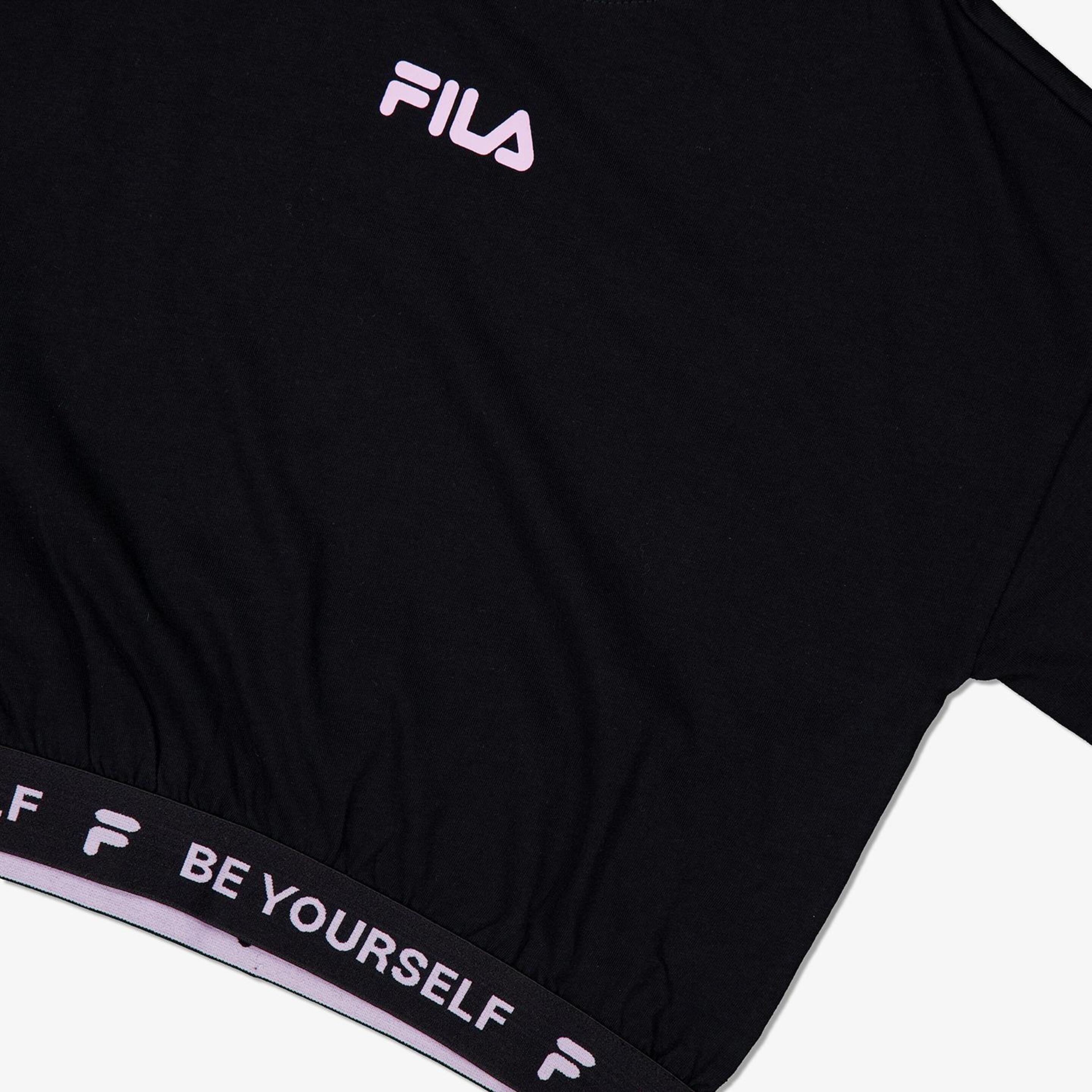 Fila Trainning - Negro - Camiseta Gym Niña