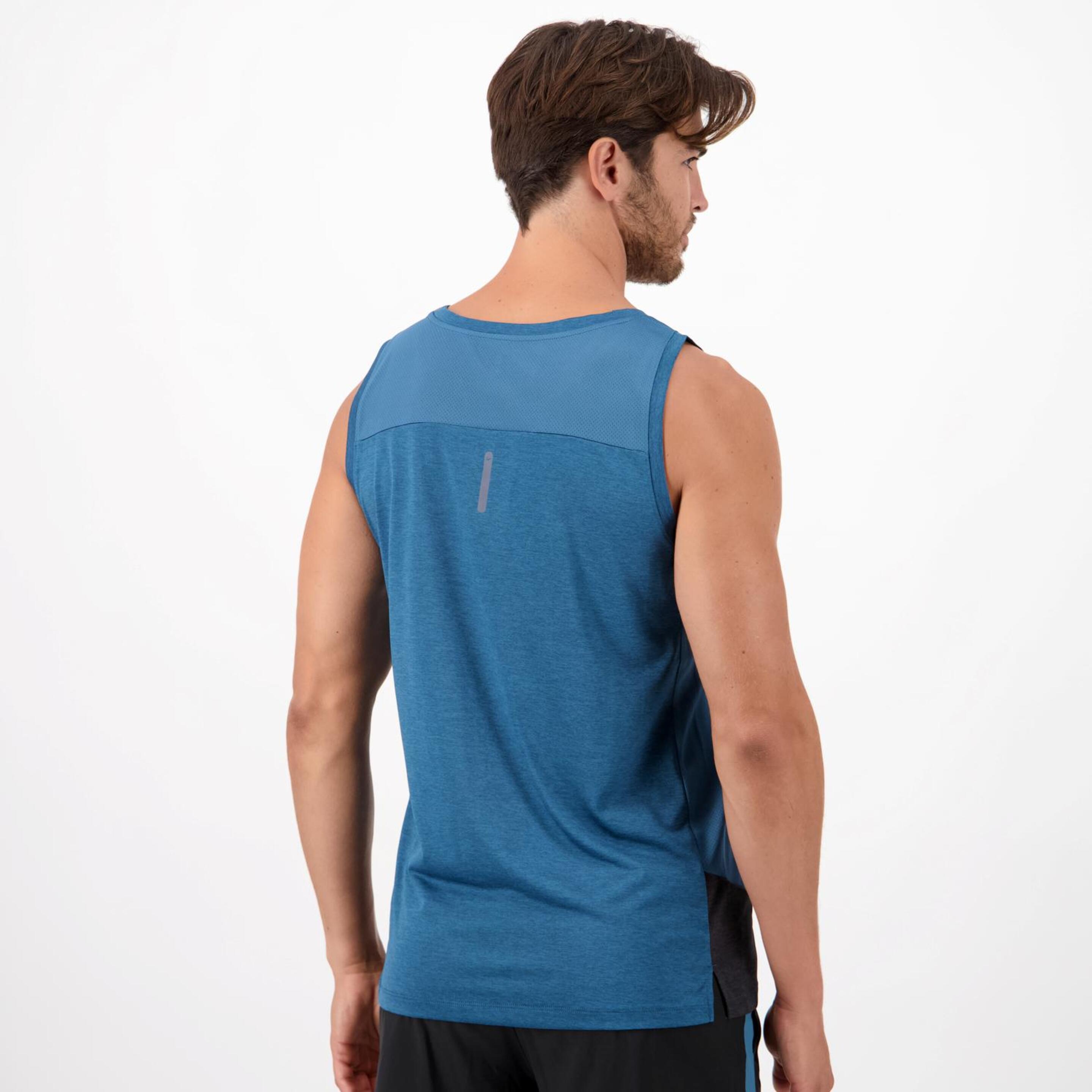Ipso Combi - Azul - Camiseta Running Hombre