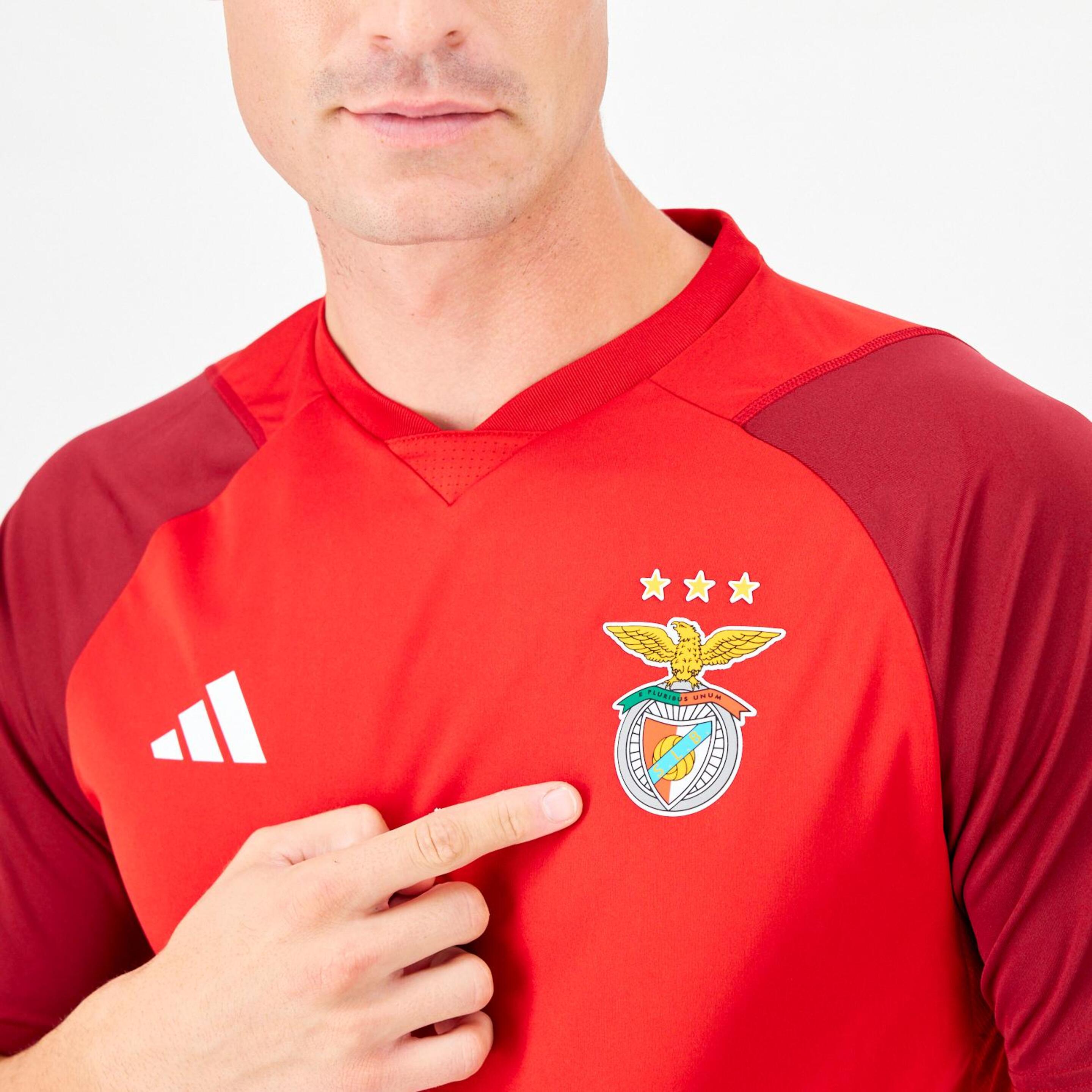 Camiseta Benfica Lisboa Entrenamiento 23/24 - Rojo - Fútbol Hombre