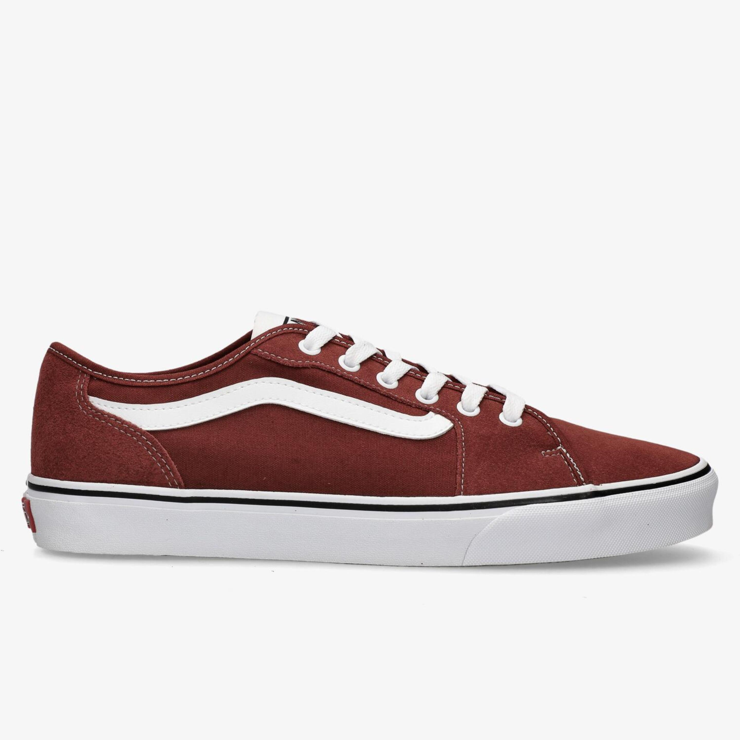 Vans Filmore Decon - rojo - Sapatilhas Lona Skate Homem