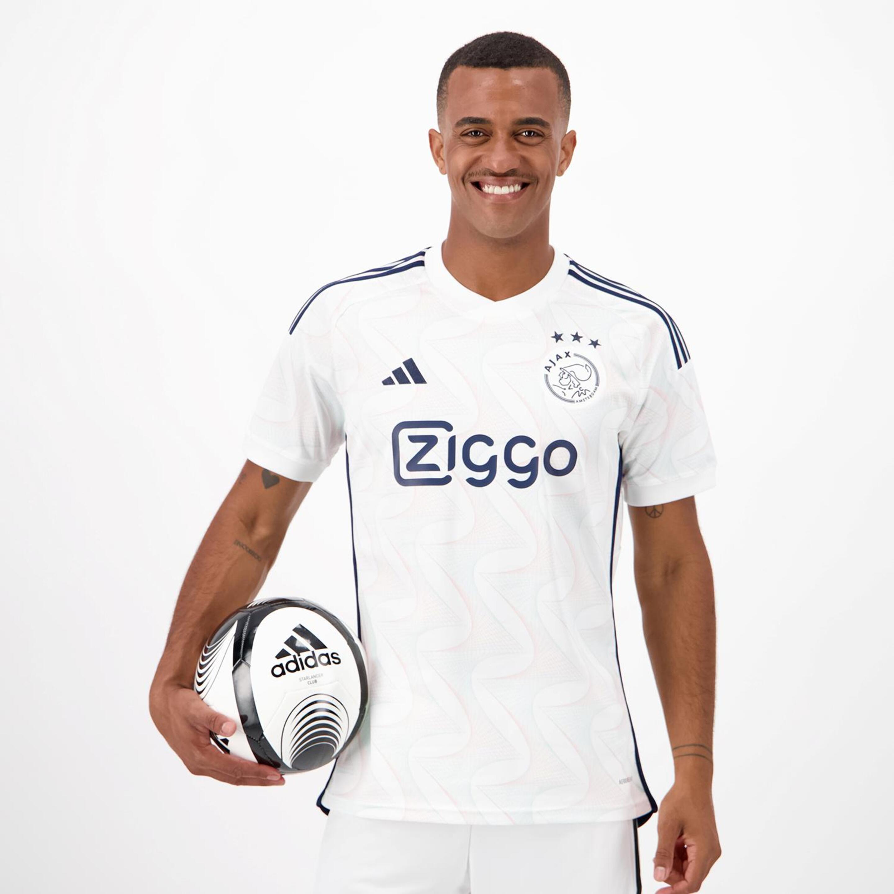 Camiseta Ajax 2ª Equipación 23/24 - blanco - Fútbol Hombre