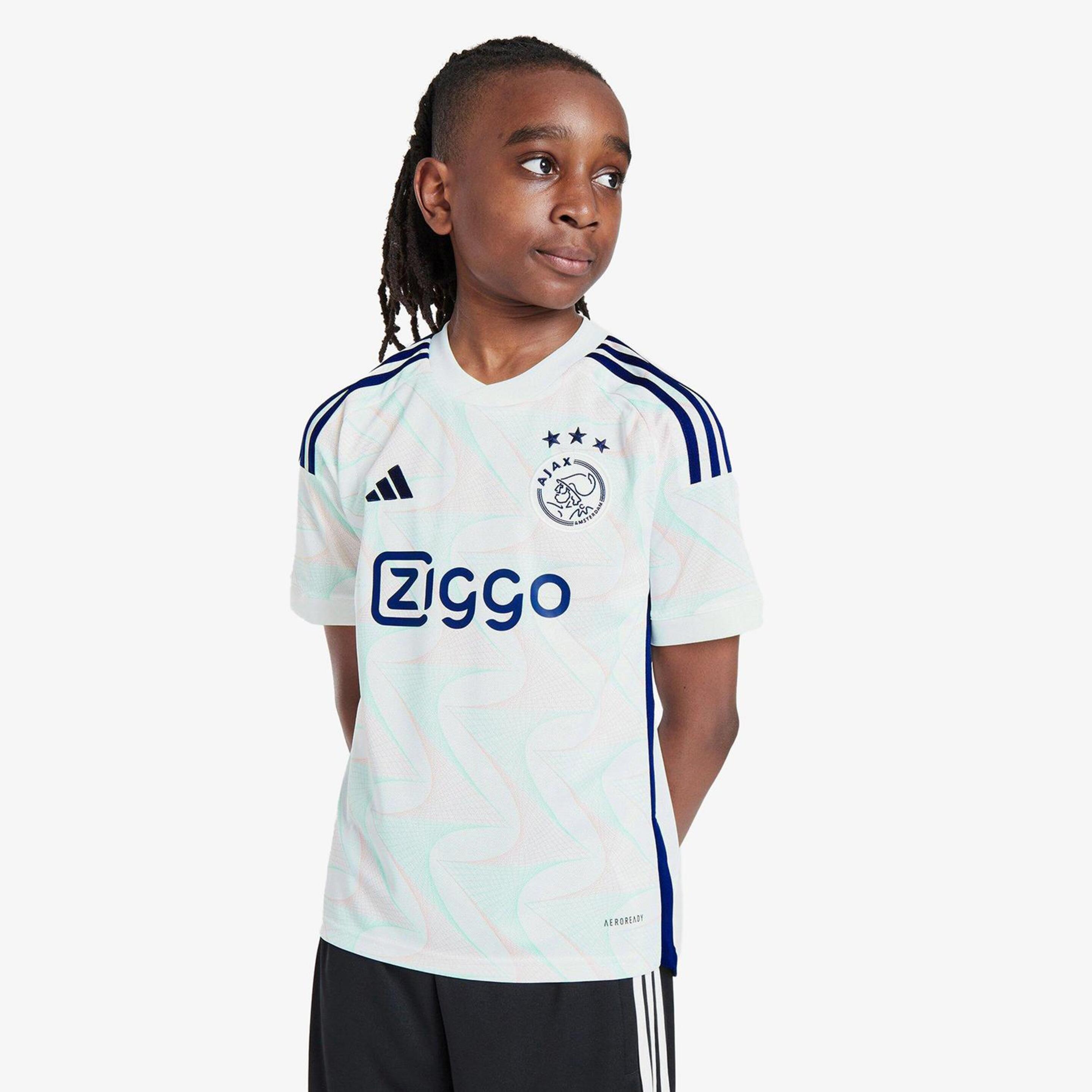 Camiseta Ajax 2ª Equipación 23/24 - blanco - Fútbol Niños