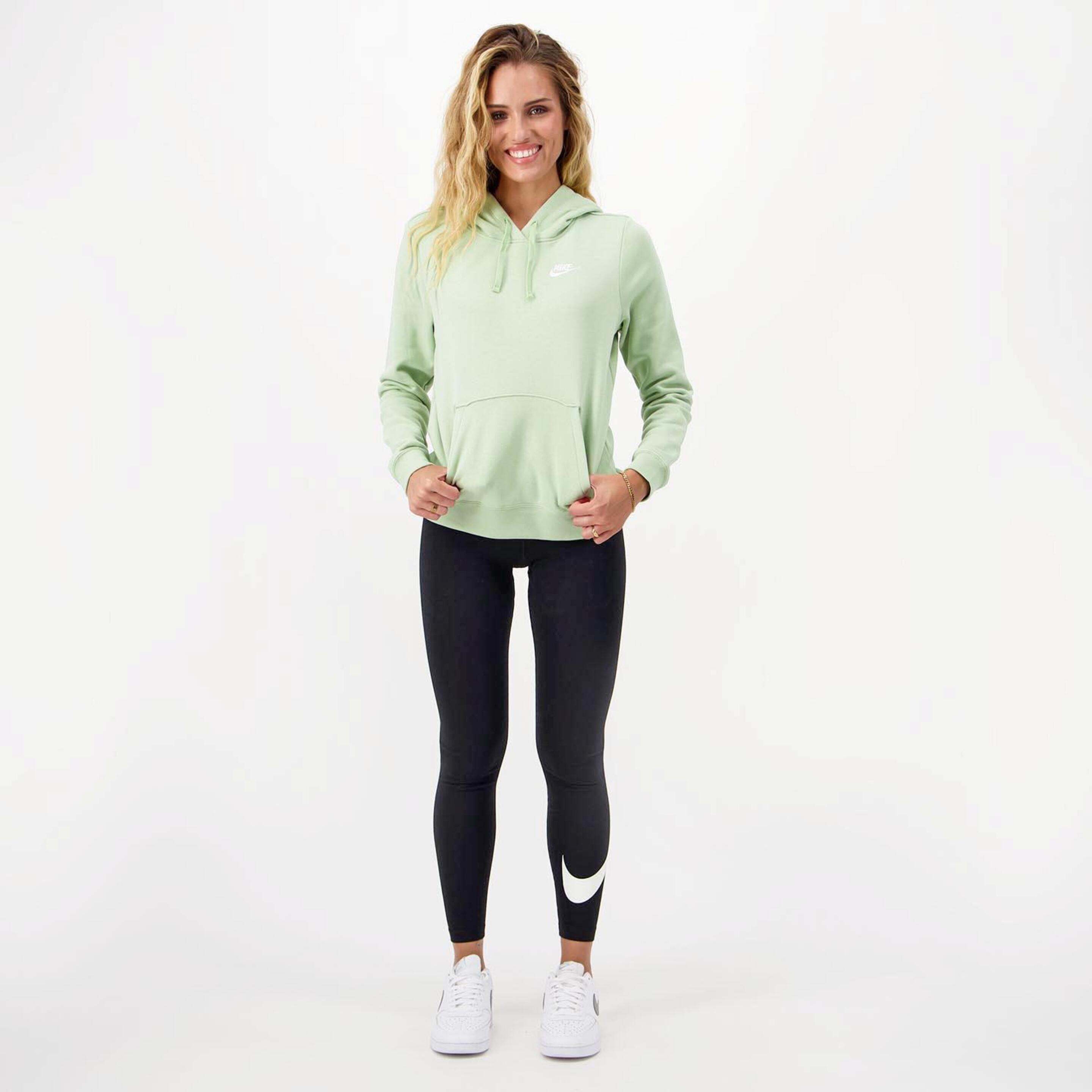 Nike Sportswear Club - Verde - Sudadera Capucha Mujer
