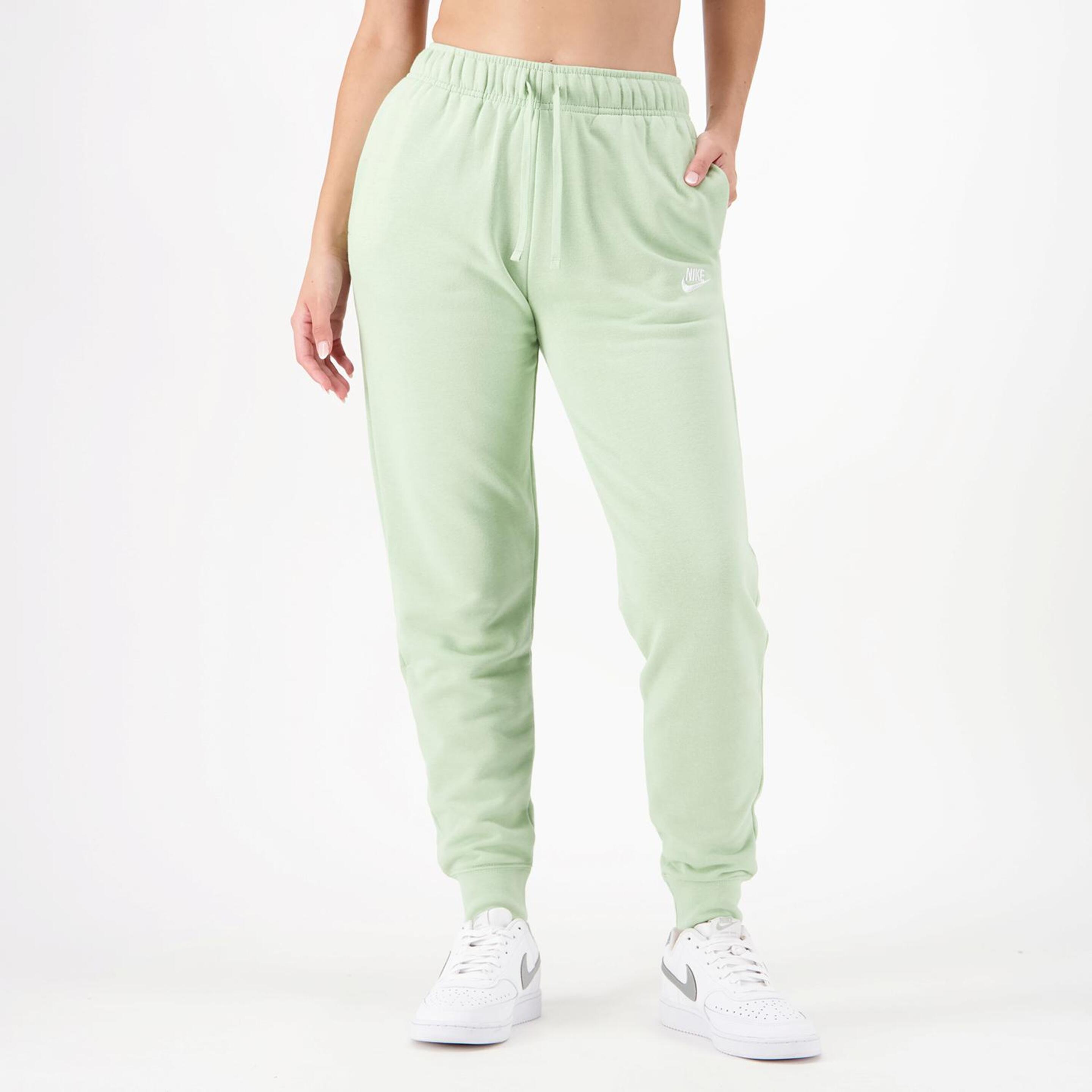 Nike Club - verde - Pantalón Chándal Mujer
