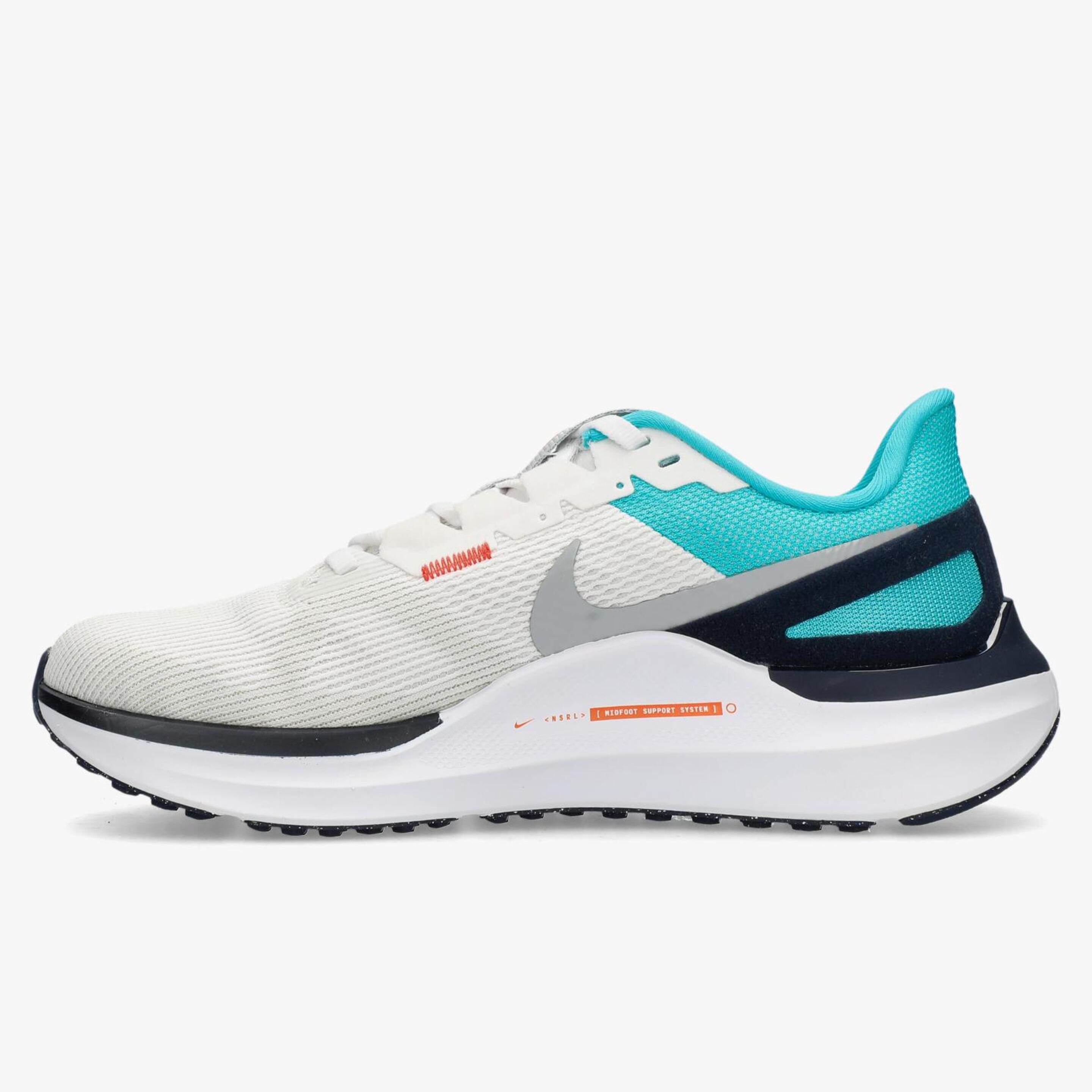 Nike Air Zoom Structure 25 - Blanco - Zapatillas Running Mujer