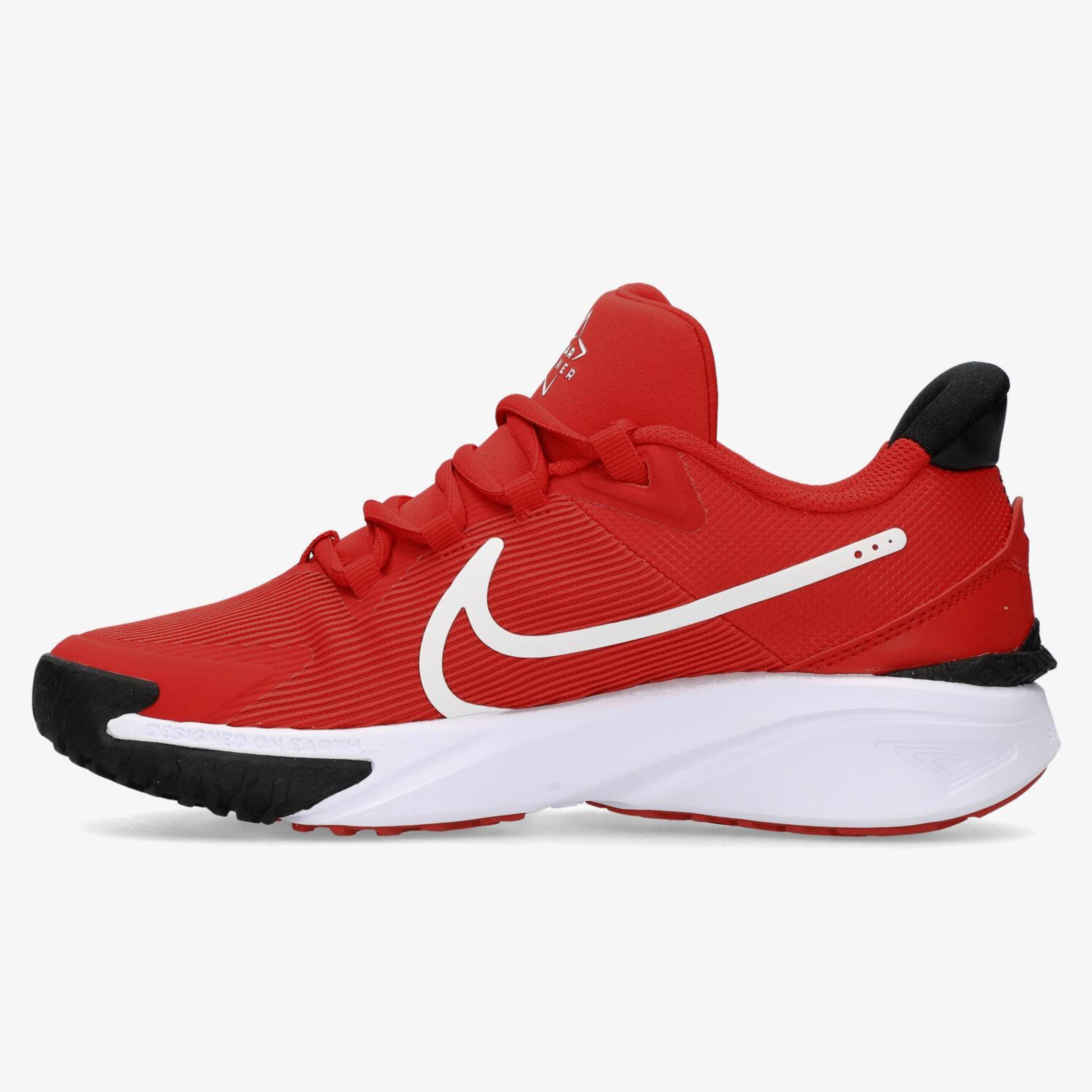 Nike Star Runner 4 - Rojo - Zapatillas Running Niño