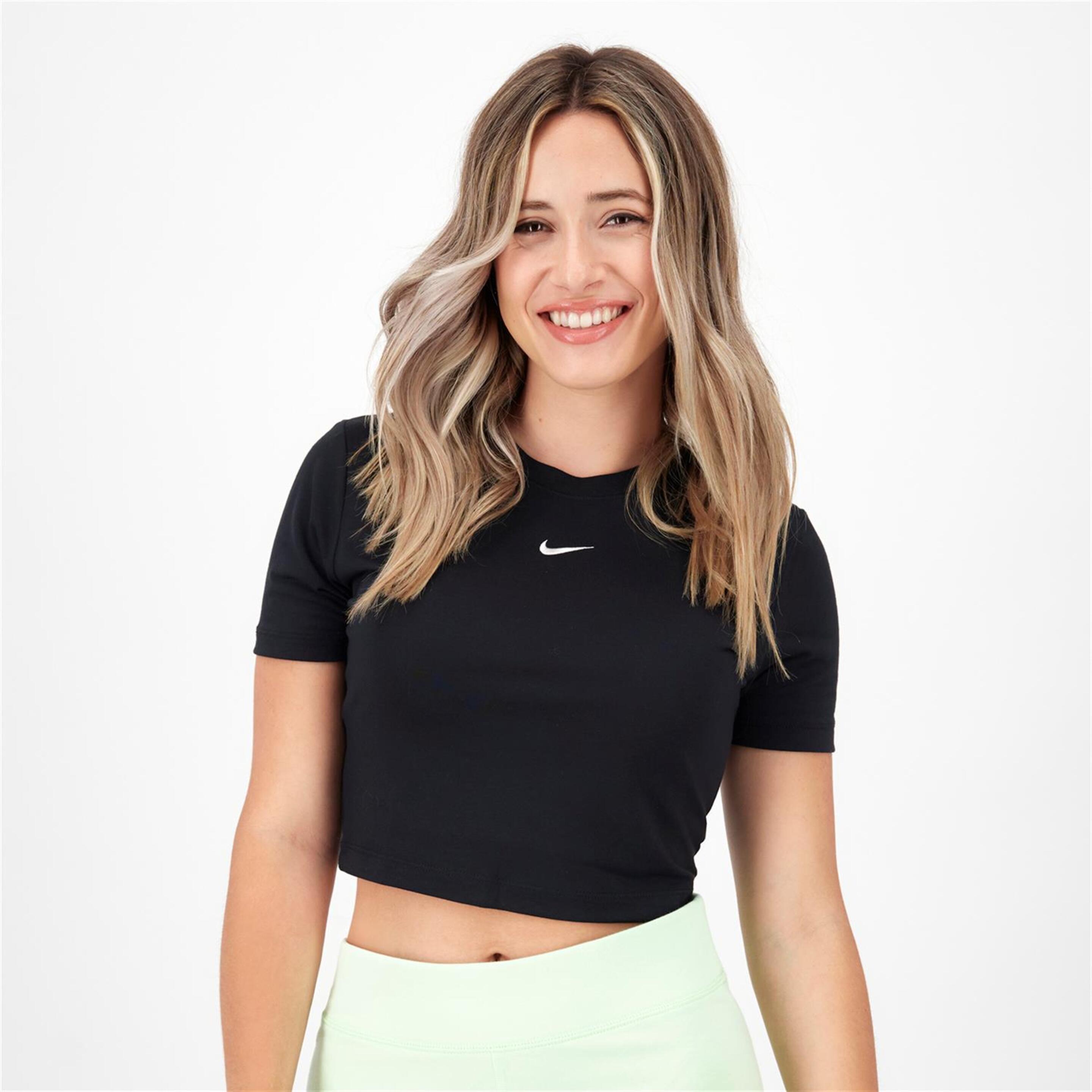 Nike Small - negro - Camiseta Crop Mujer