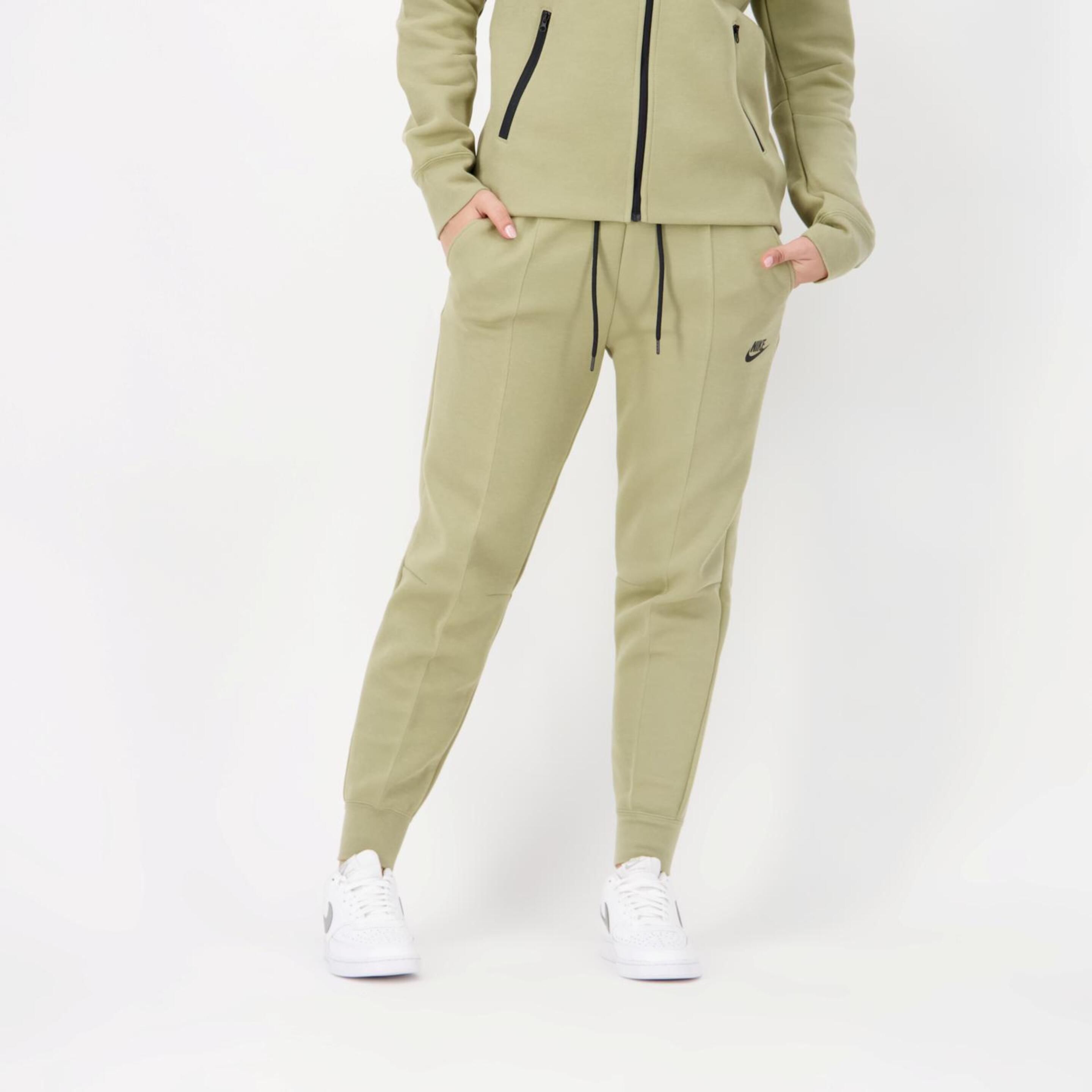 Nike Tech - verde - Pantalón Chándal Mujer