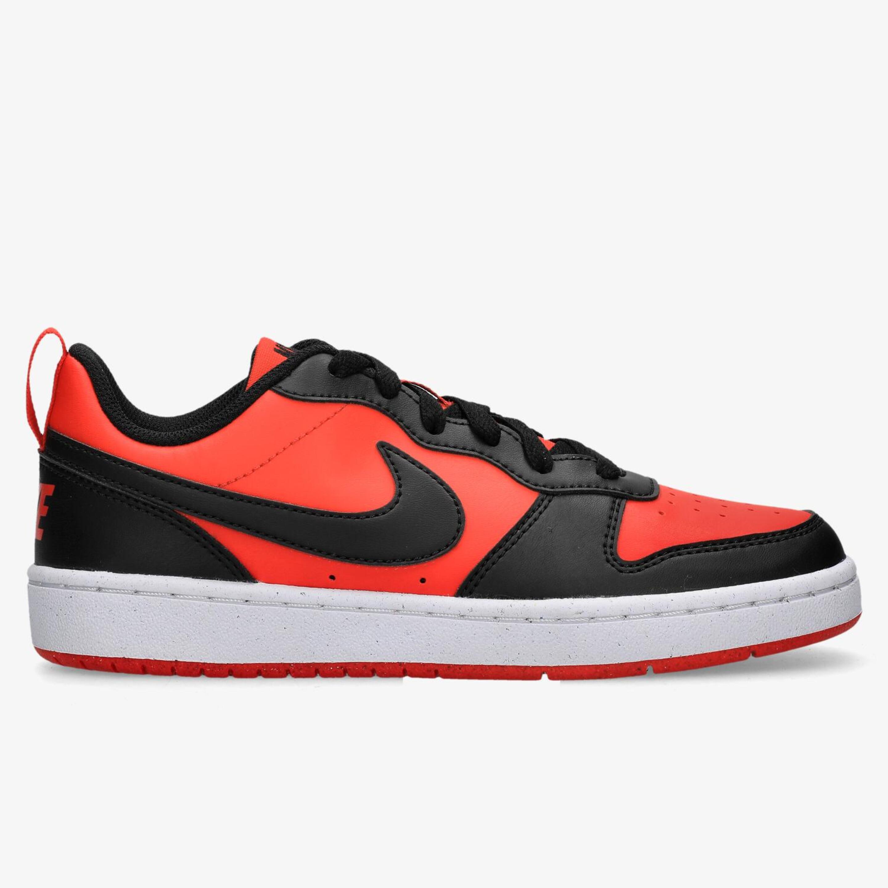 Nike Court Borough Low Recraft - rojo - Zapatillas Niño
