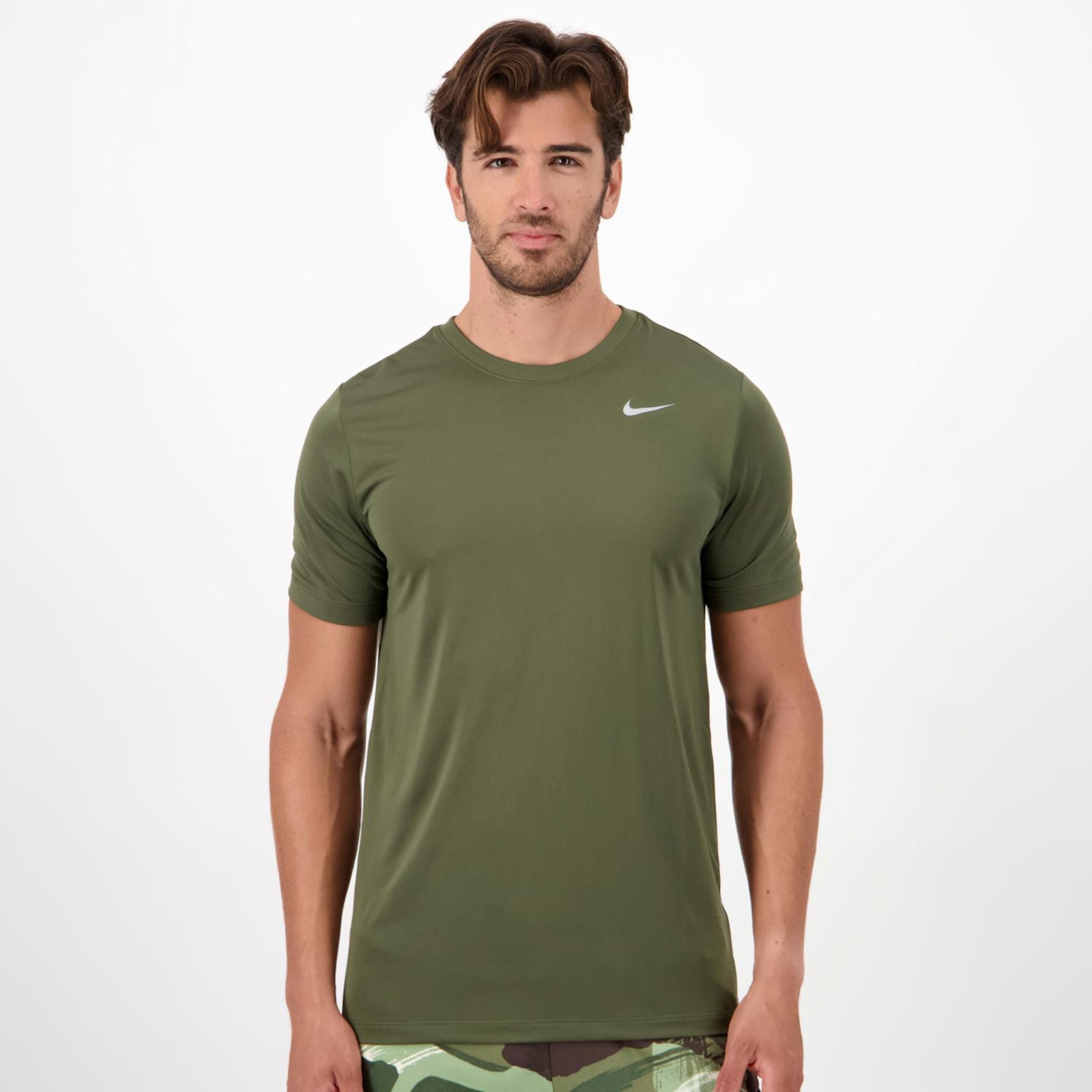 T-shirt Nike - verde - T-shirt Running Homem