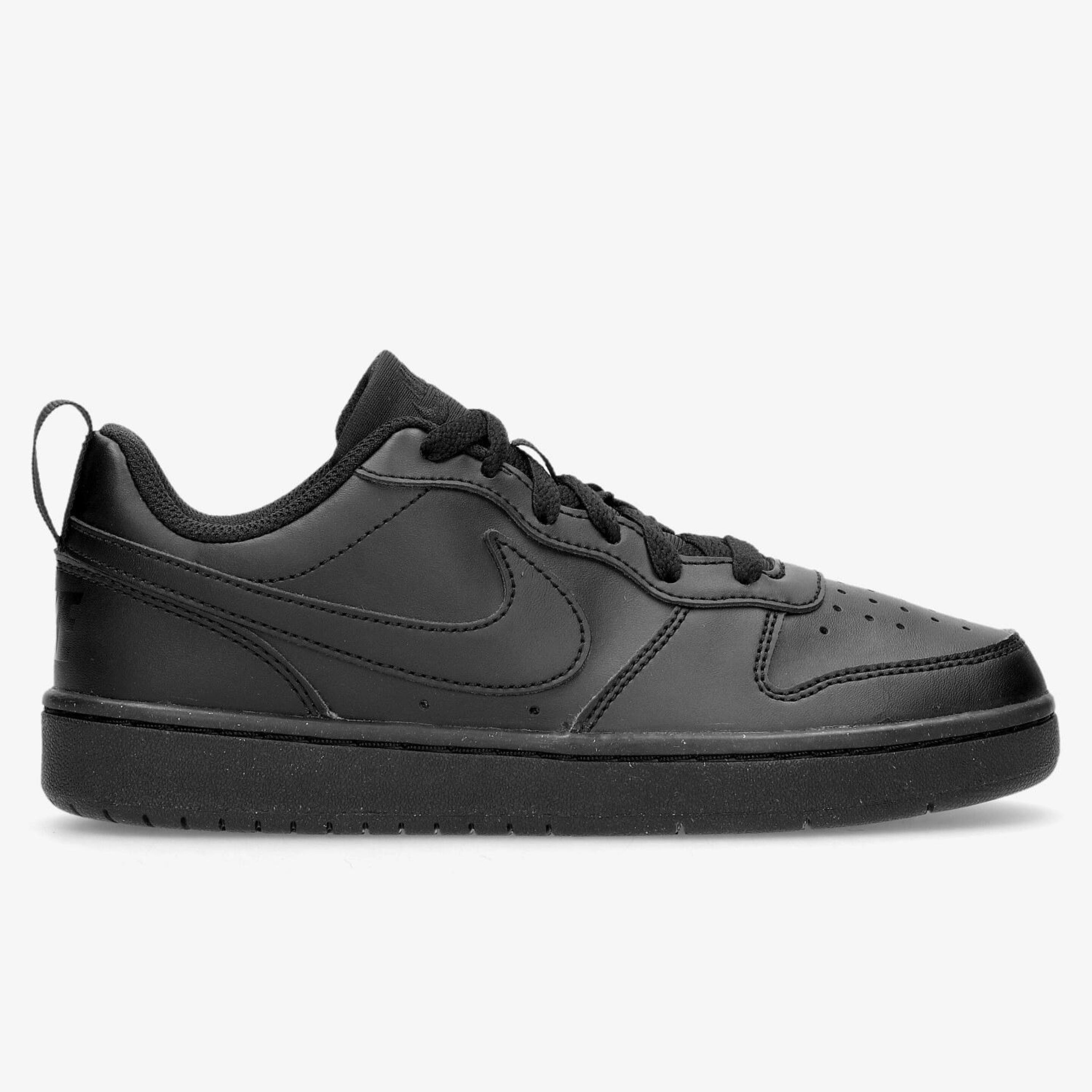 Nike Court Borough Low Recraft - negro - Sapatilhas Rapaz