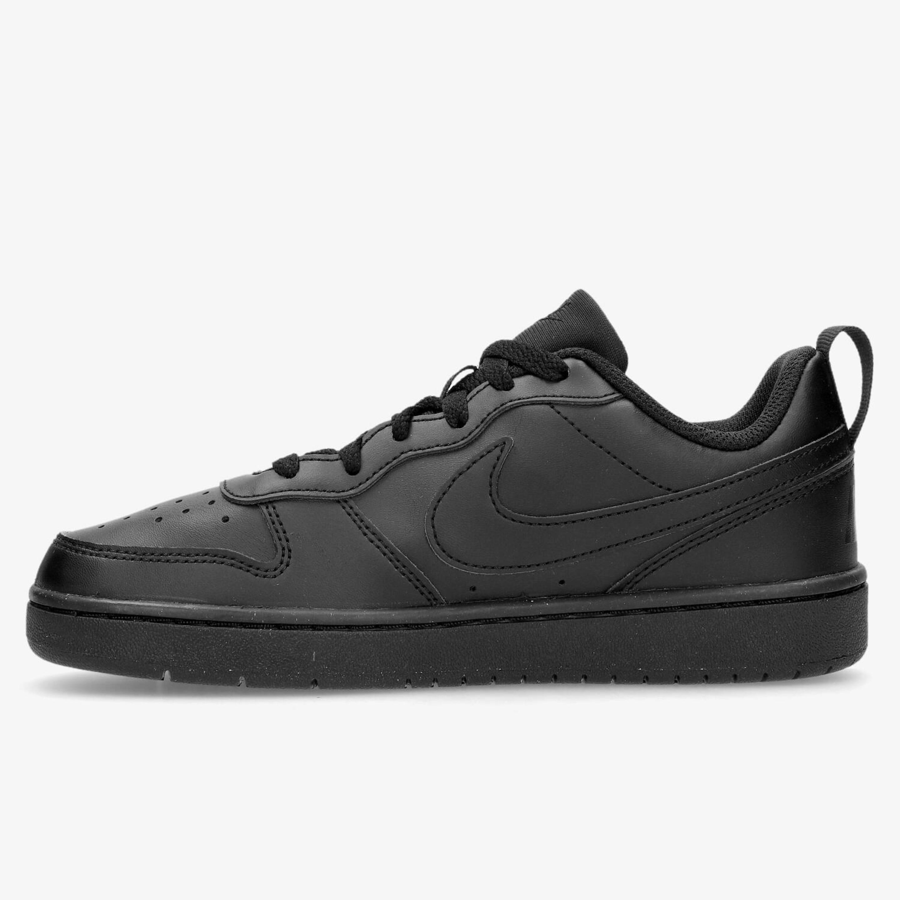 Nike Court Borough Low Recraft - Negro - Zapatillas Niño