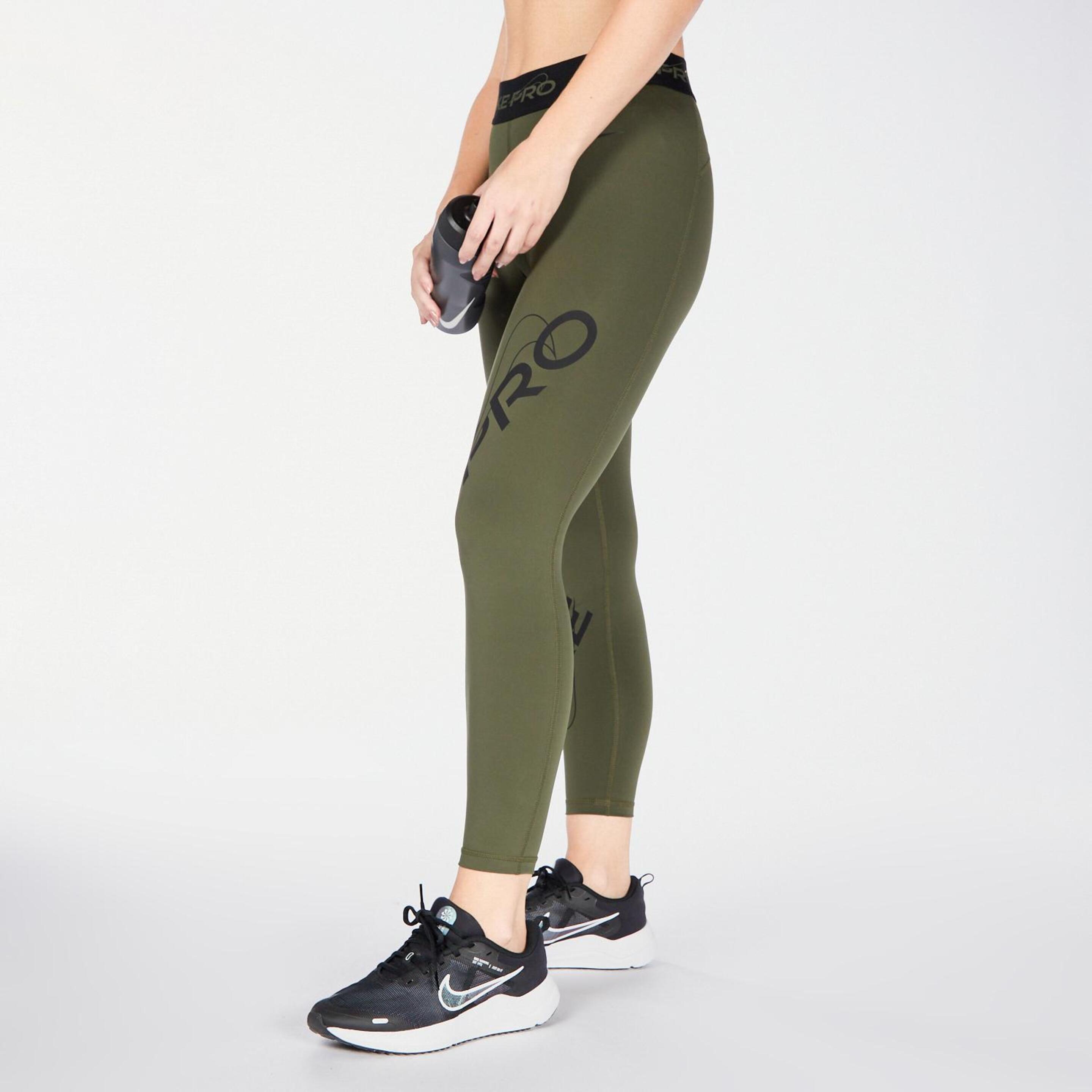 Mallas Nike - Kaki - Mallas Fitness Mujer