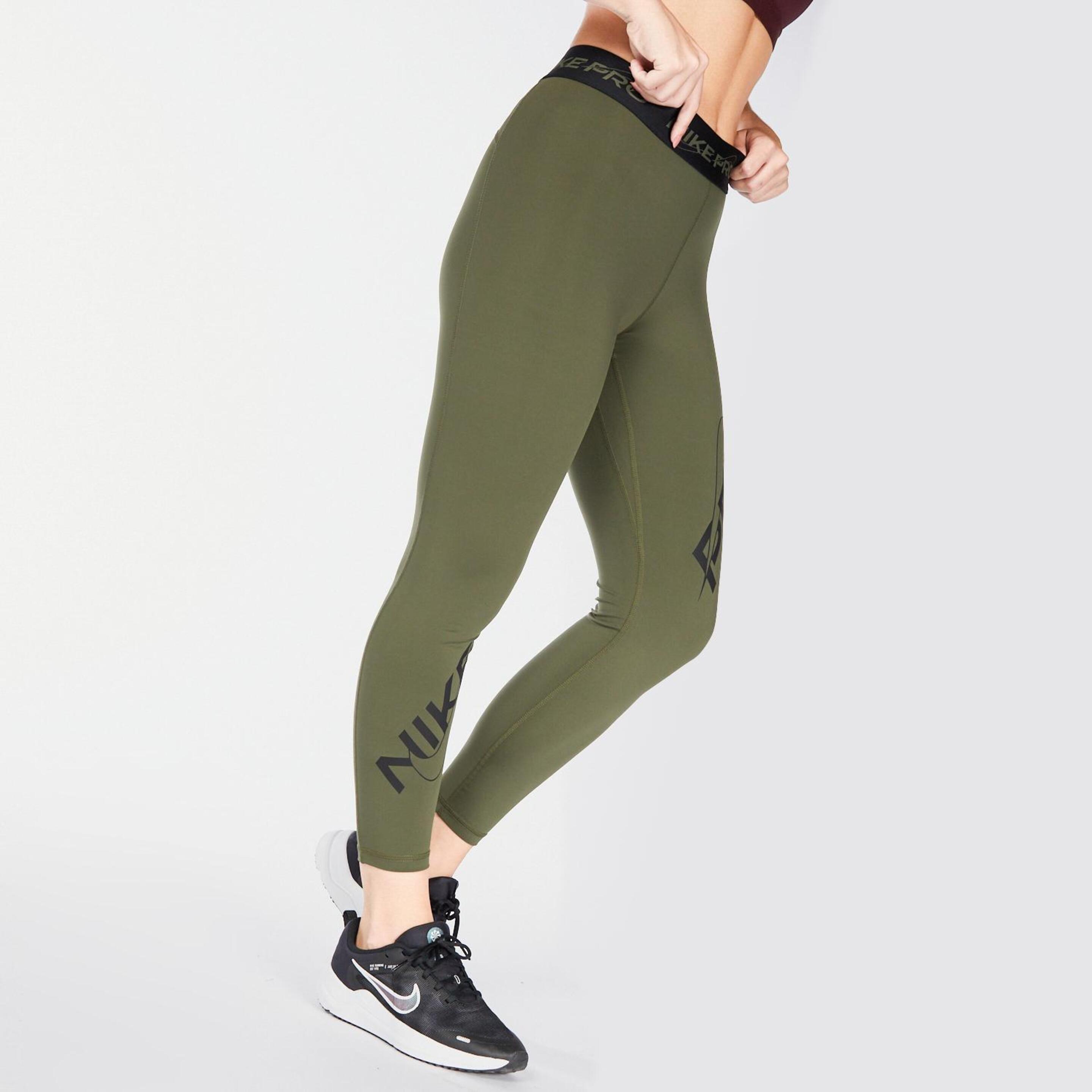 Mallas Nike - Kaki - Mallas Fitness Mujer