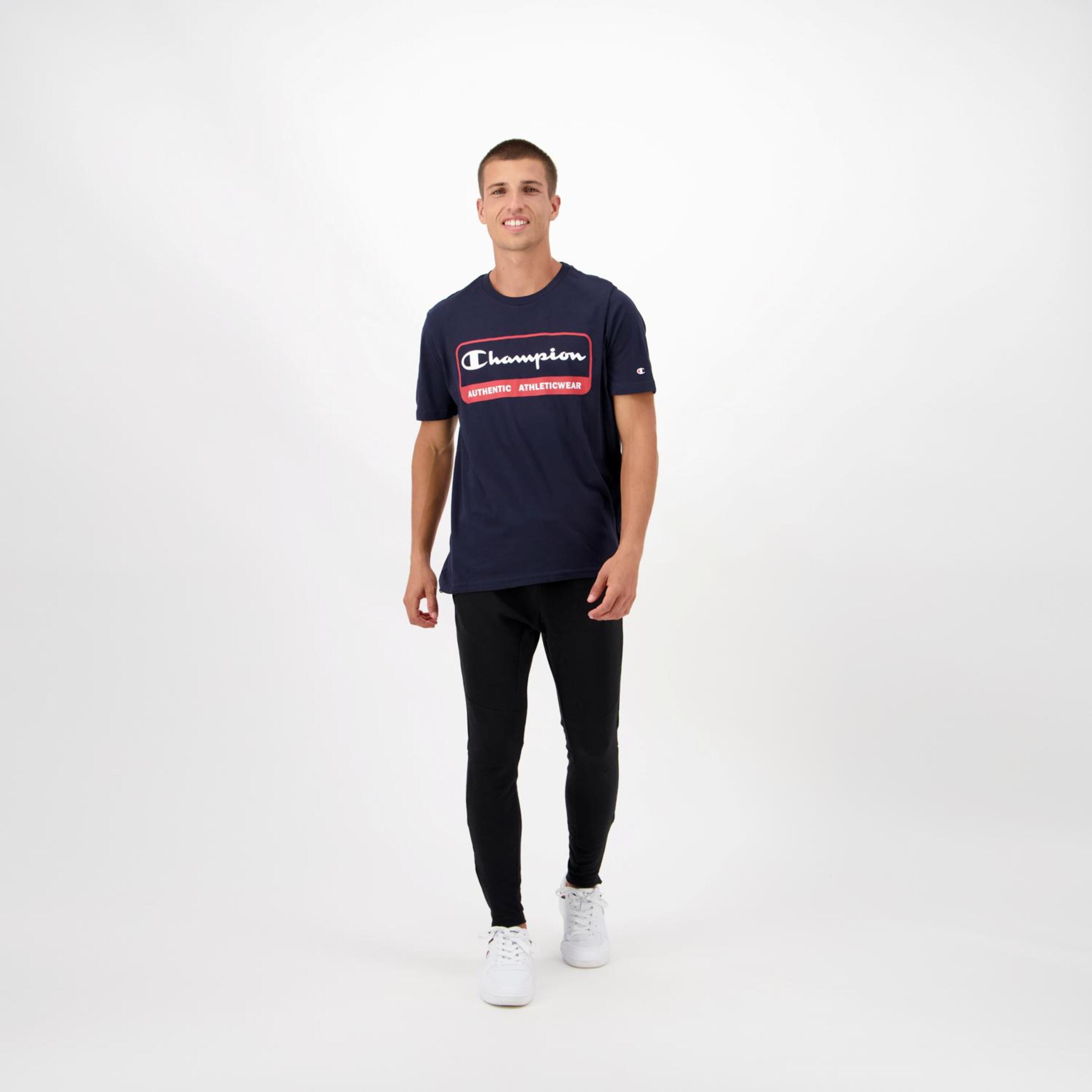 Champion Box - Marino - Camiseta Hombre