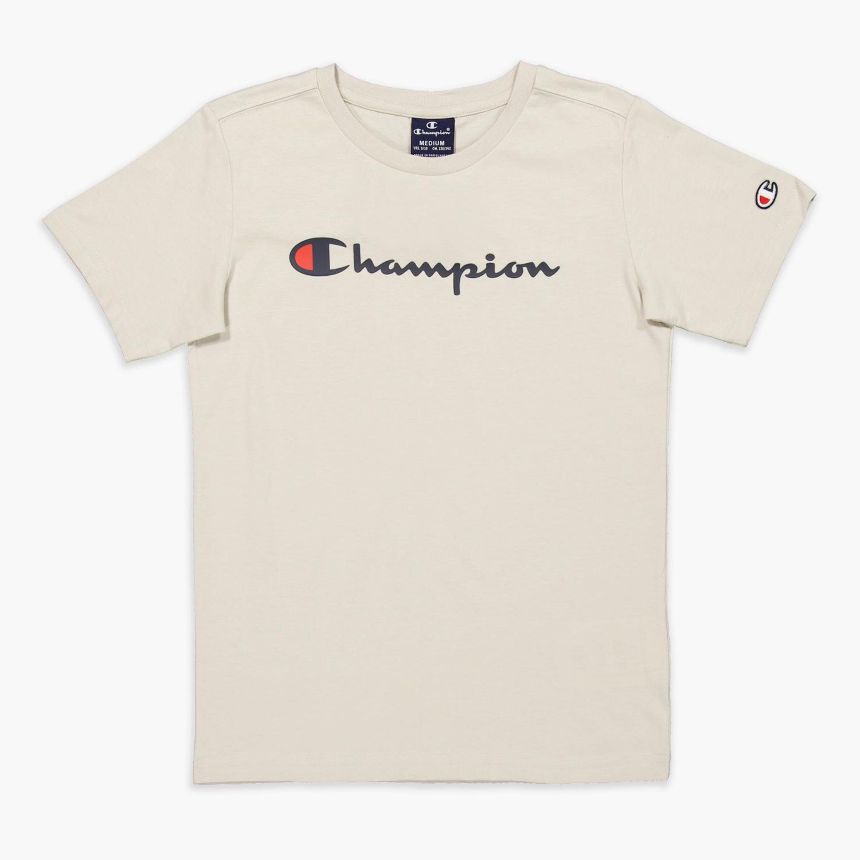 Camiseta Champion - marron - Camiseta Niño