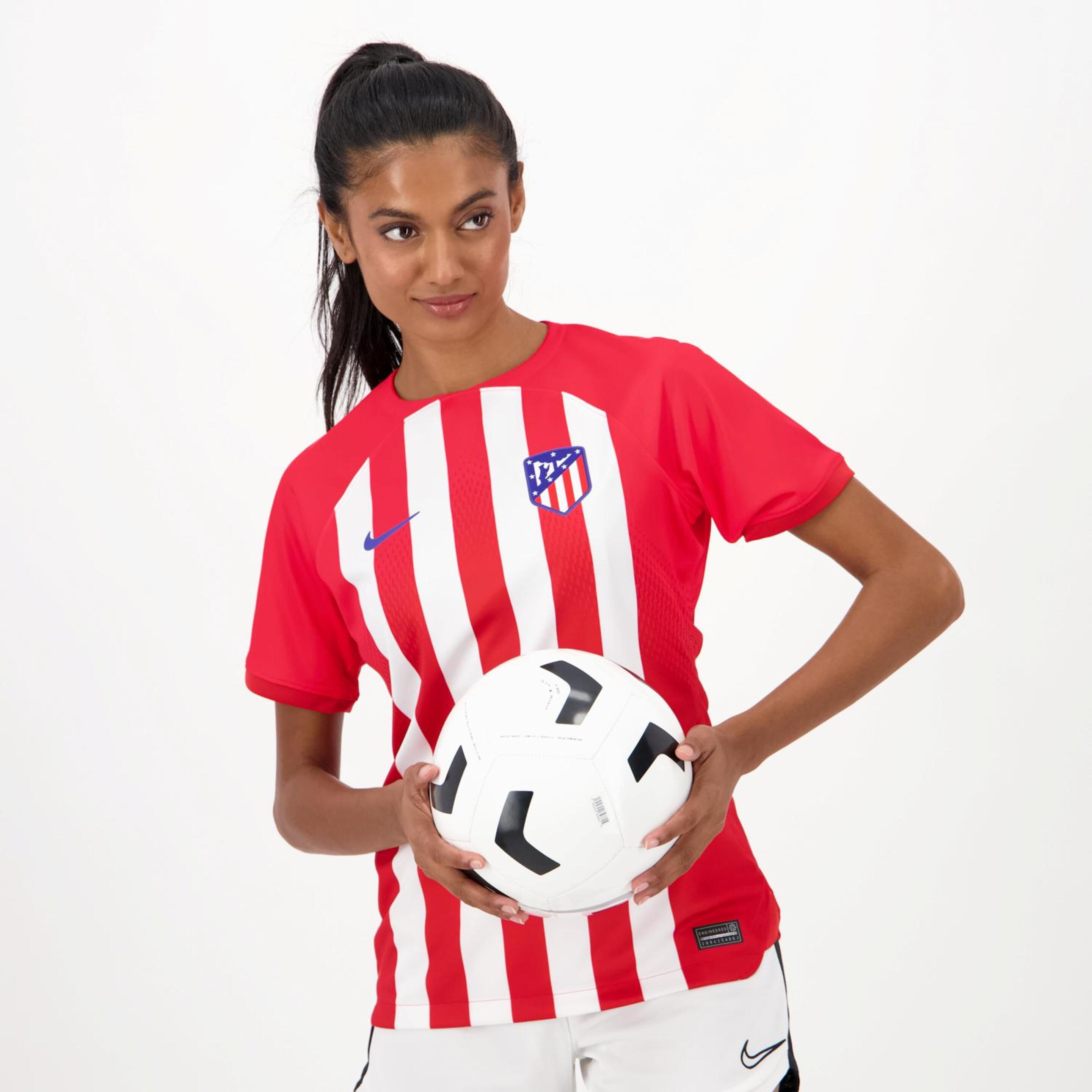 Camiseta Atlético Madrid 1ª Equipación 23/24 - rojo - Fútbol Mujer