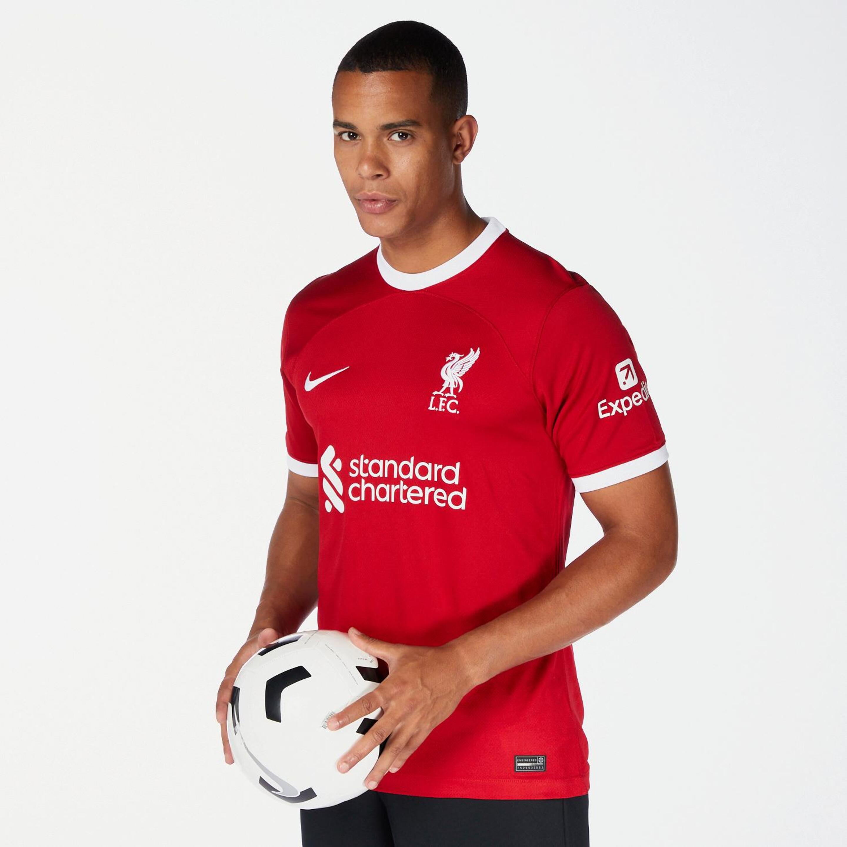 Camiseta Liverpool Fc 1ª Equipación 23/24 - rojo - Fútbol Hombre