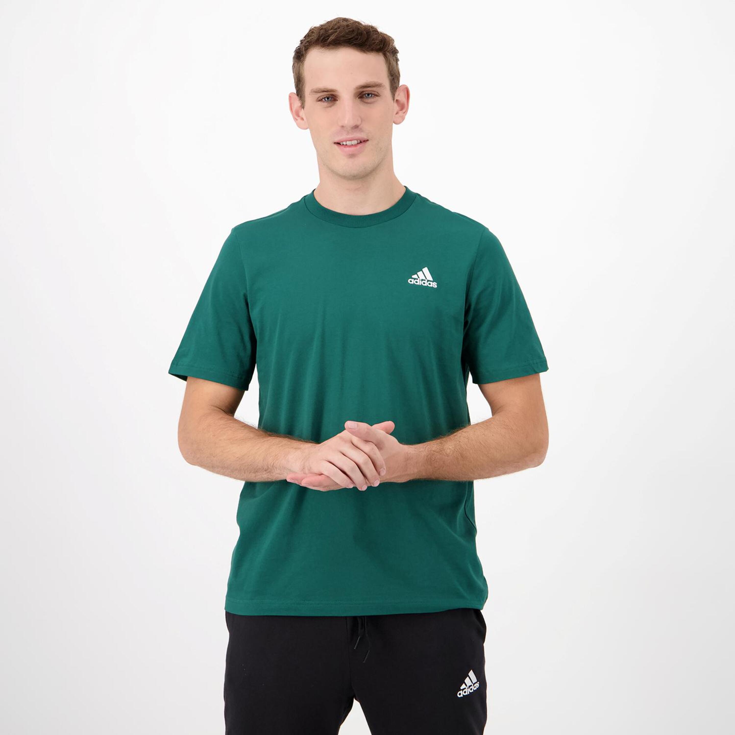 adidas Small Logo - verde - Camiseta Hombre