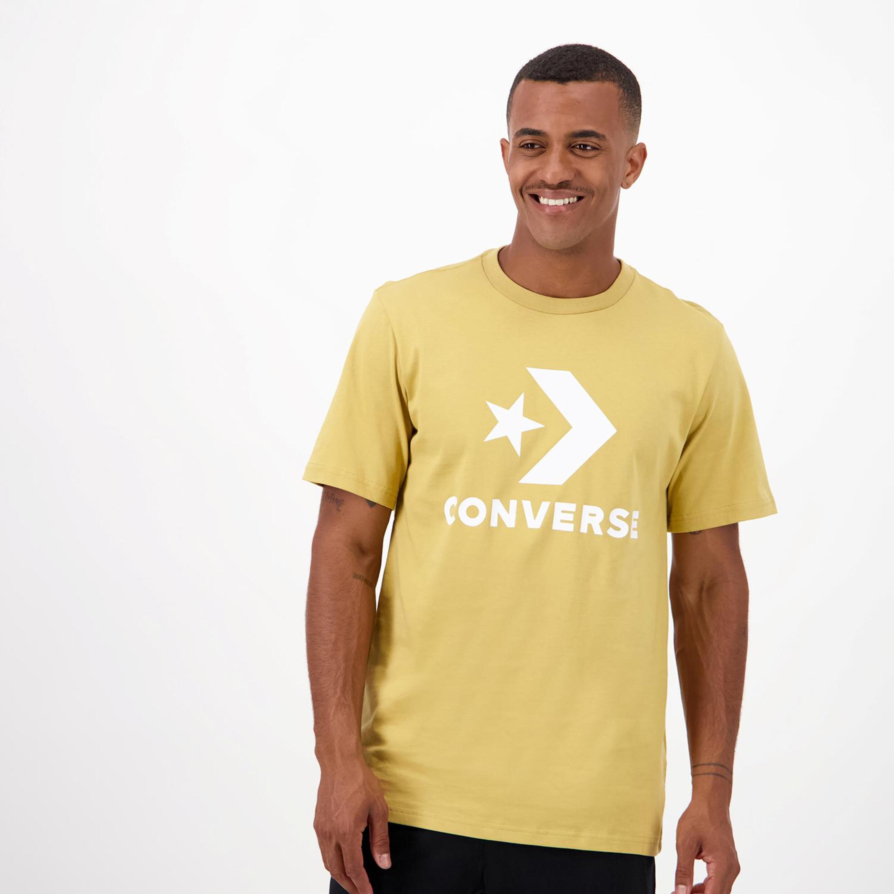 Converse Star Chevron - marron - T-shirt Homem