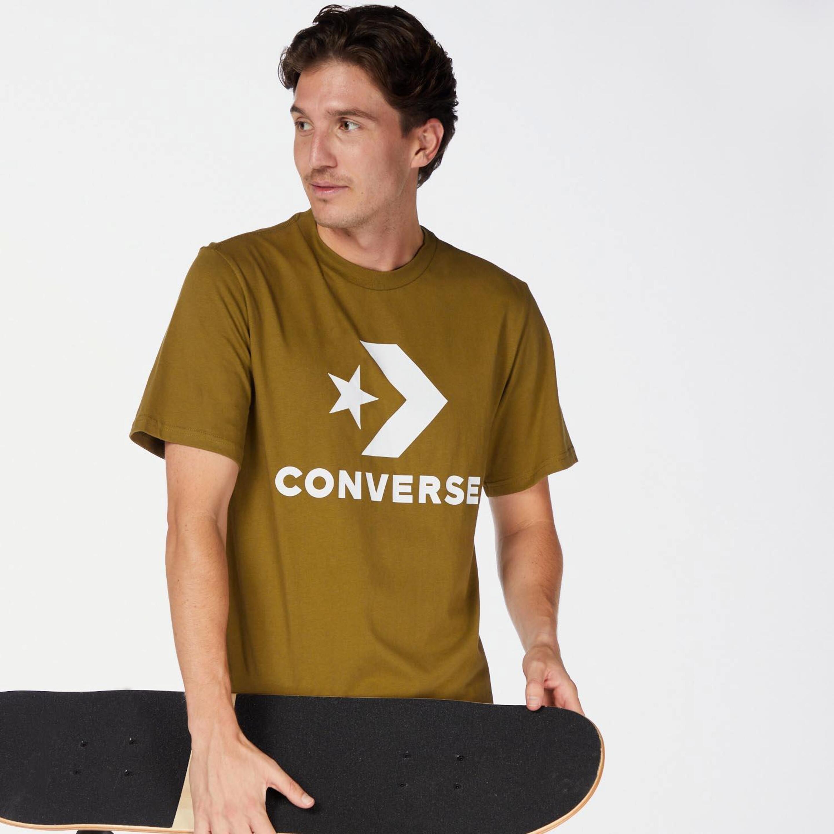 Converse Star Chevron - Kaki - Camiseta Hombre